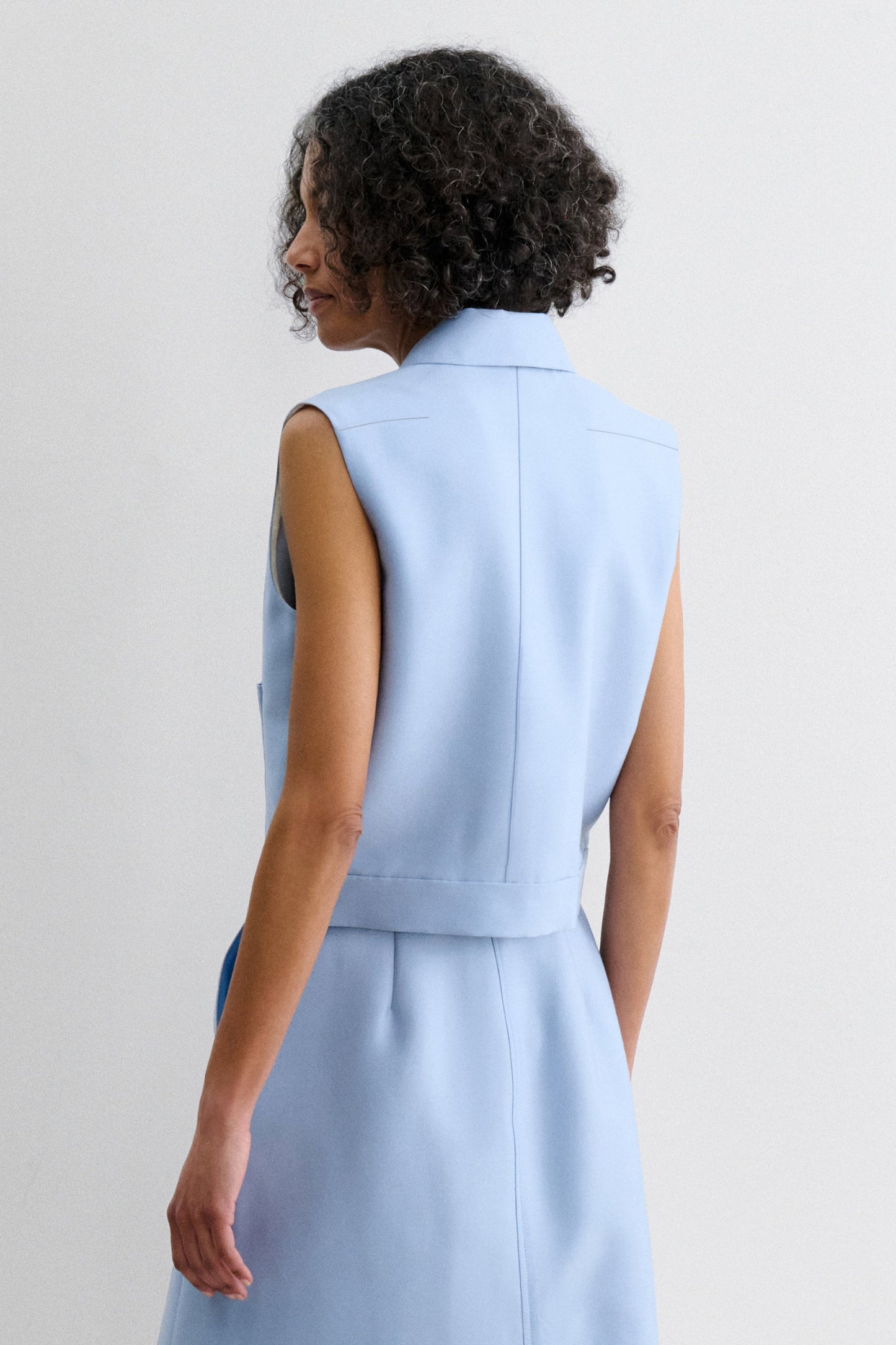 Rachel Comey | Hanley Vest Sky Blue