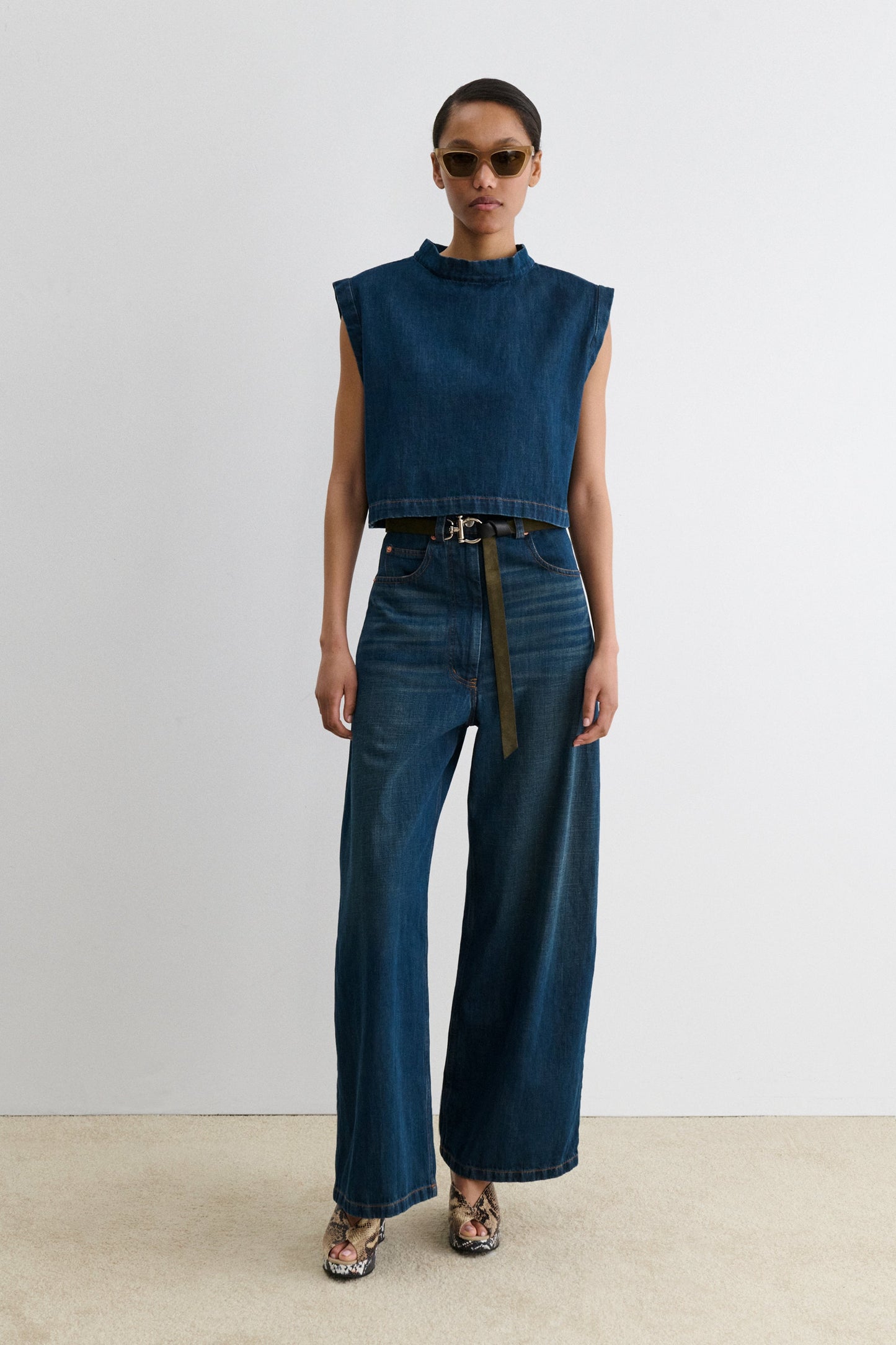 Rachel Comey | Bacchus Top Muddy Indigo
