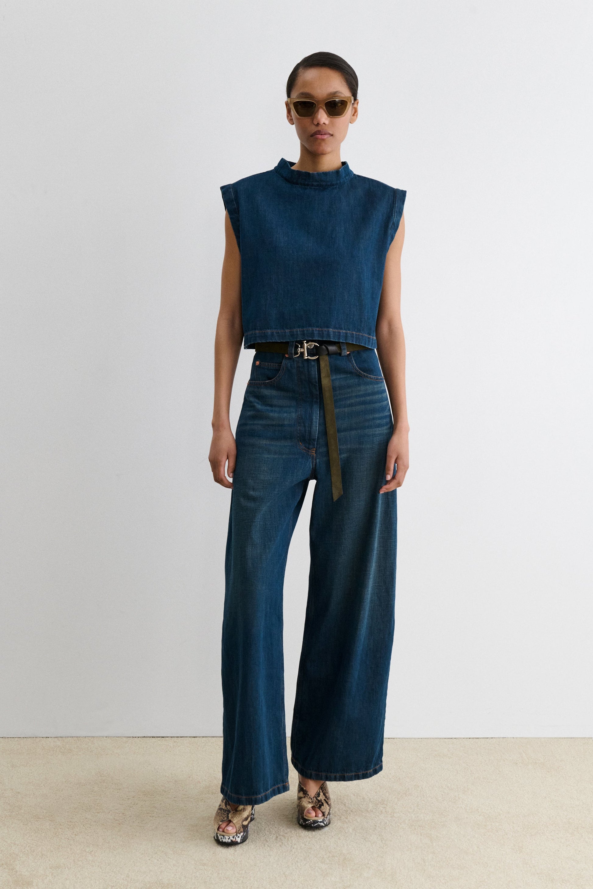 Rachel Comey | Bacchus Top Muddy Indigo