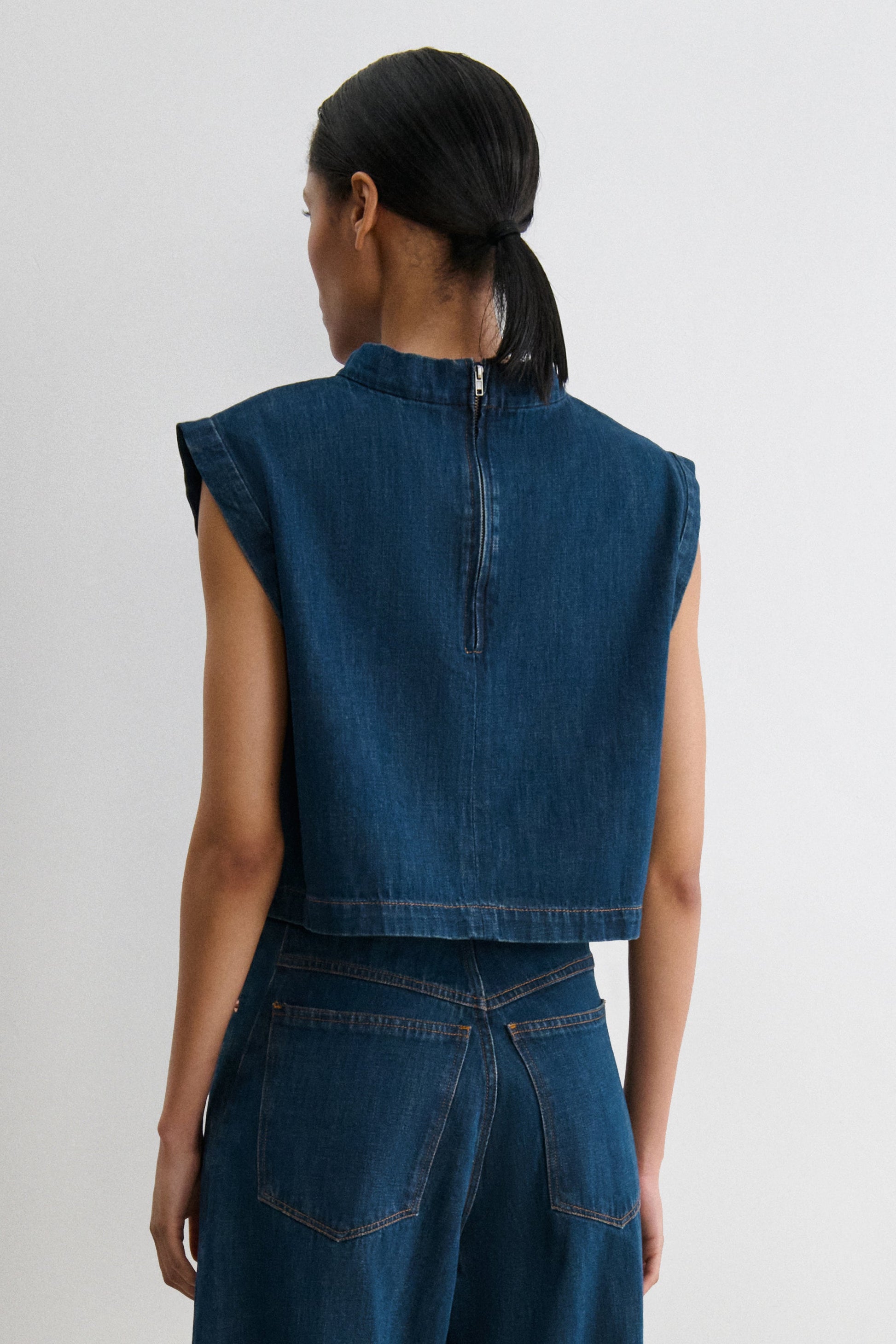 Rachel Comey | Bacchus Top Muddy Indigo