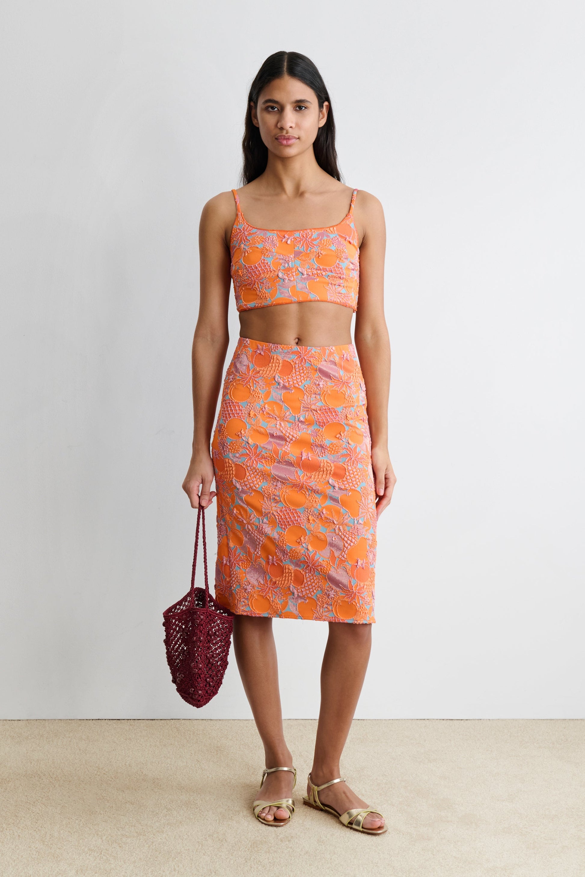 Rachel Comey | Baldera Skirt Orange