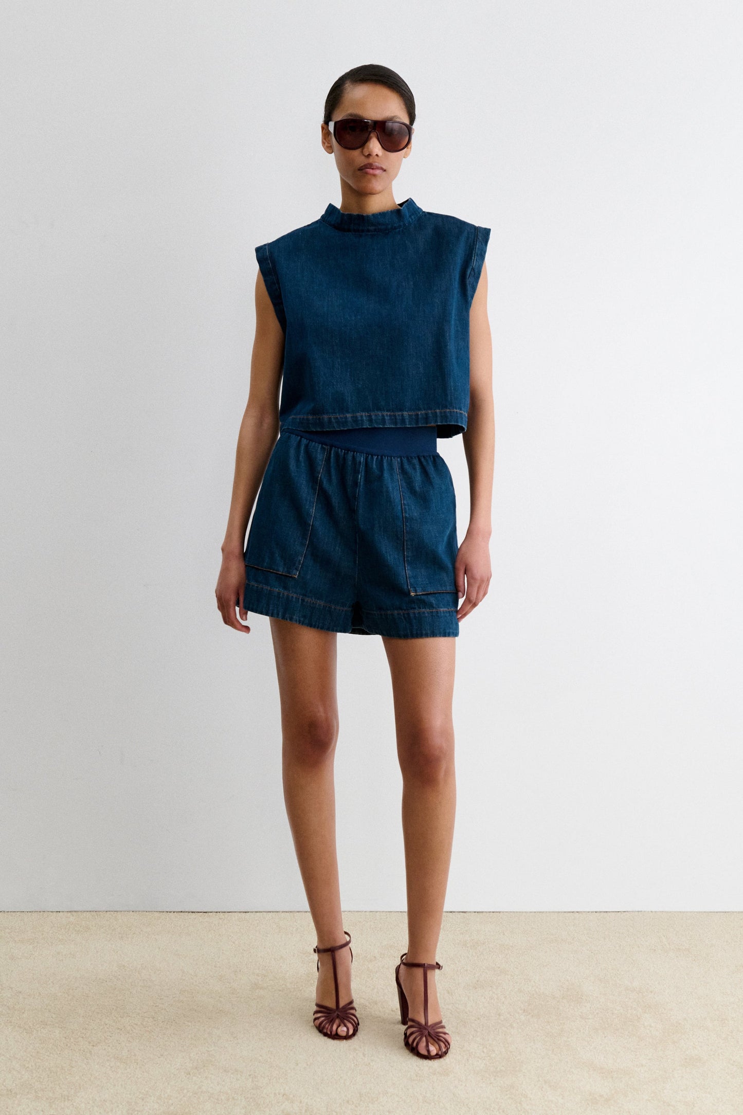 Rachel Comey | Jalen Short Muddy Indigo