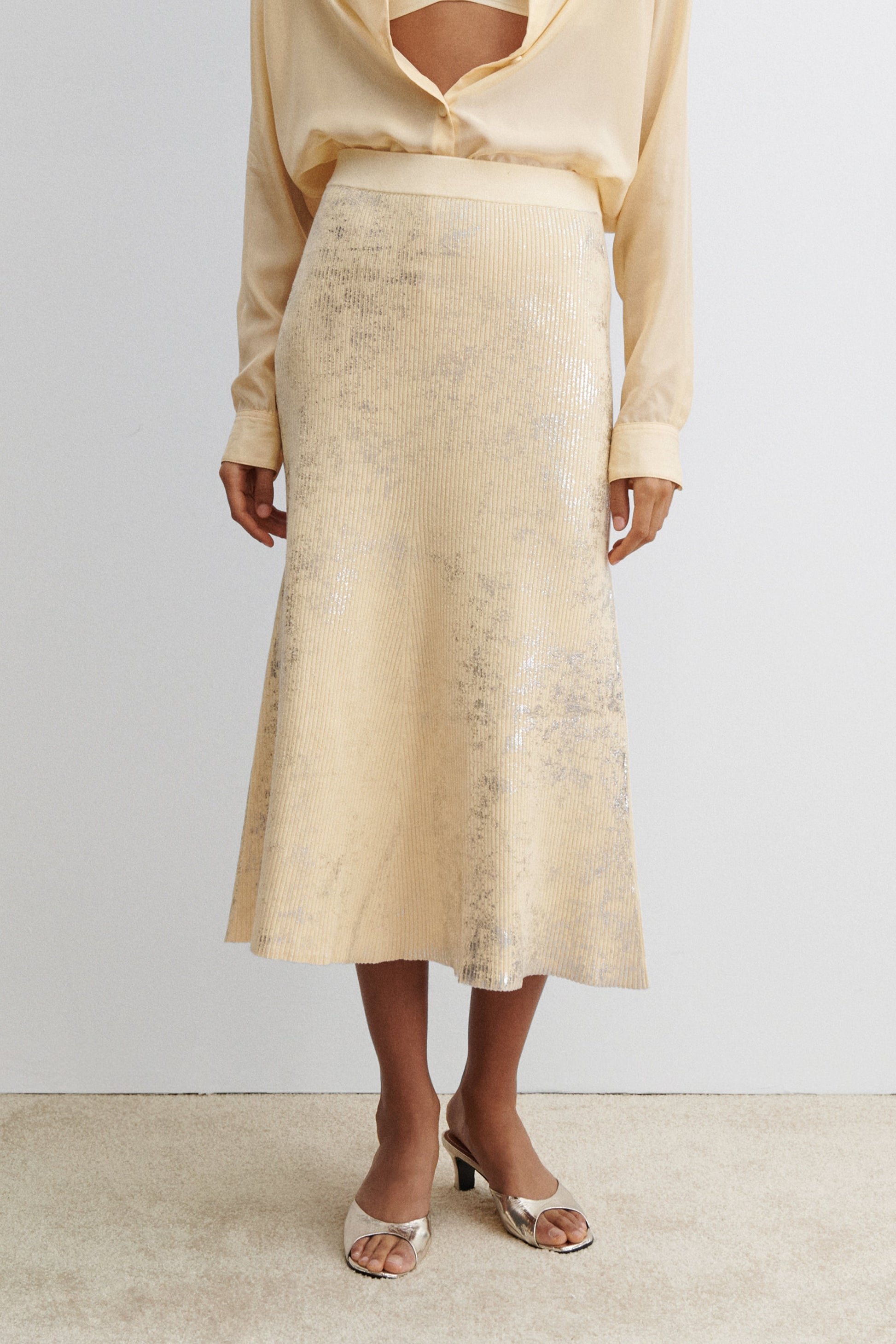 Rachel Comey | Kuzner Skirt Sand-Silver