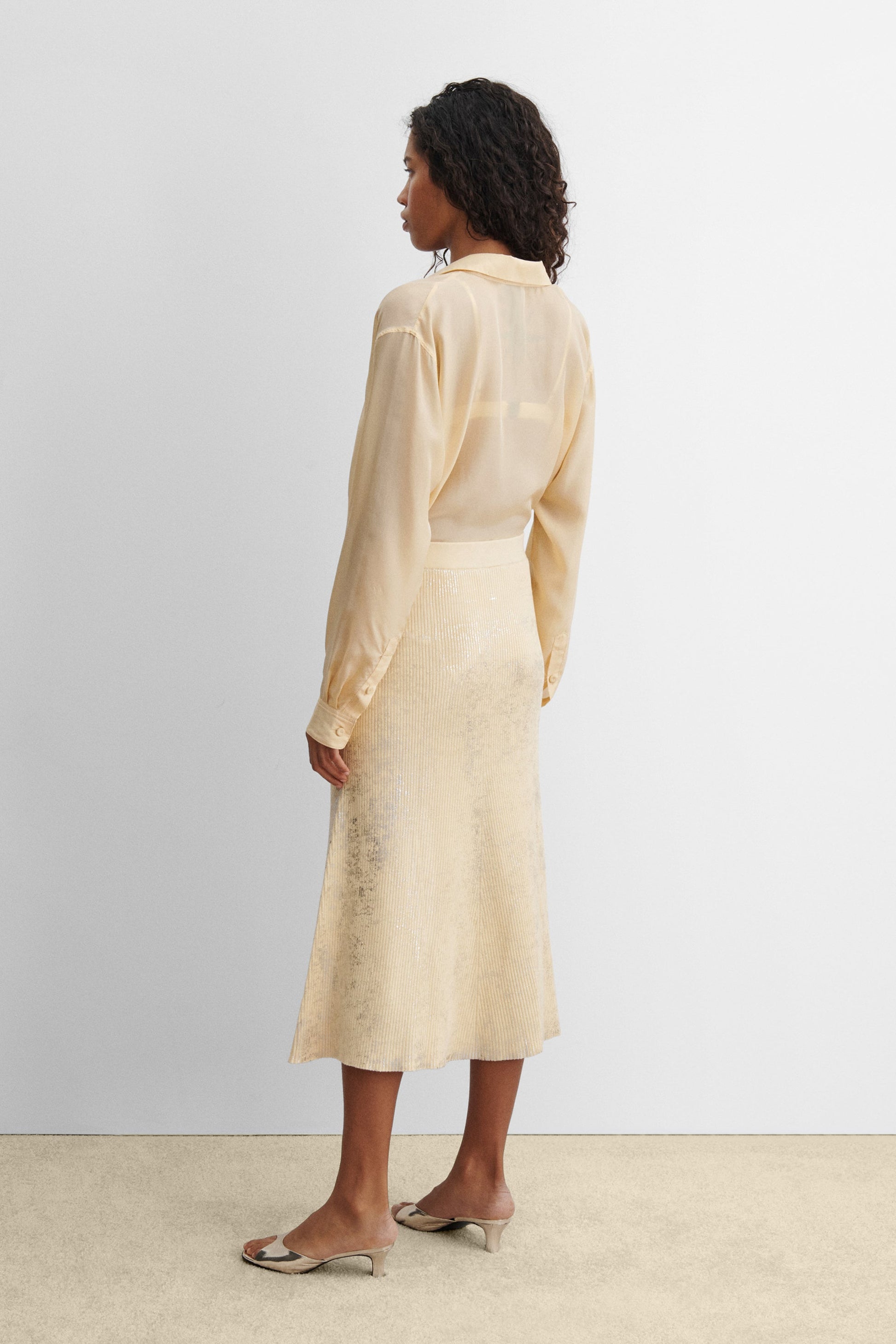 Rachel Comey | Kuzner Skirt Sand-Silver