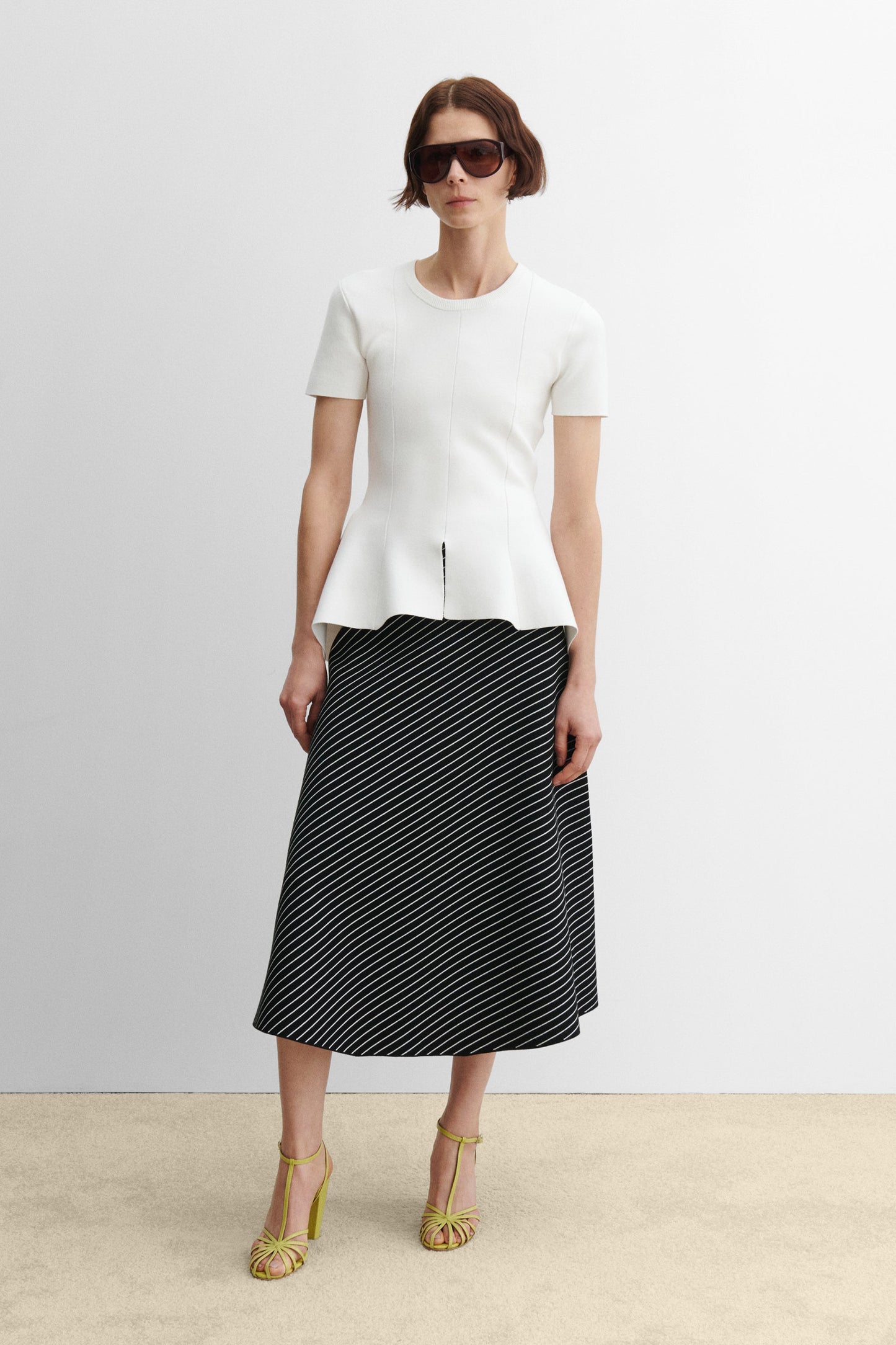 Rachel Comey | Addys Skirt Diagonal Stripe