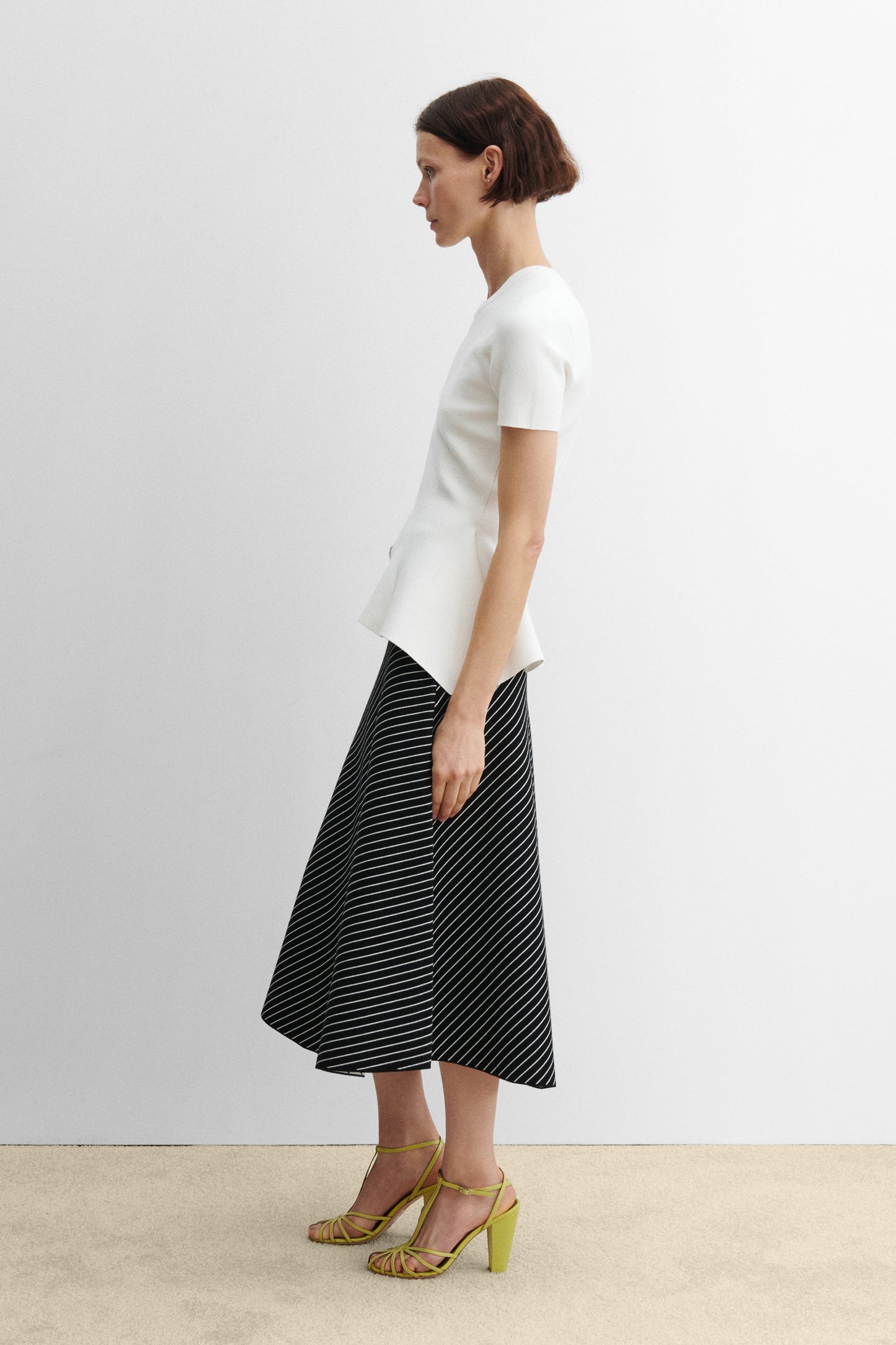 Rachel Comey | Addys Skirt Diagonal Stripe
