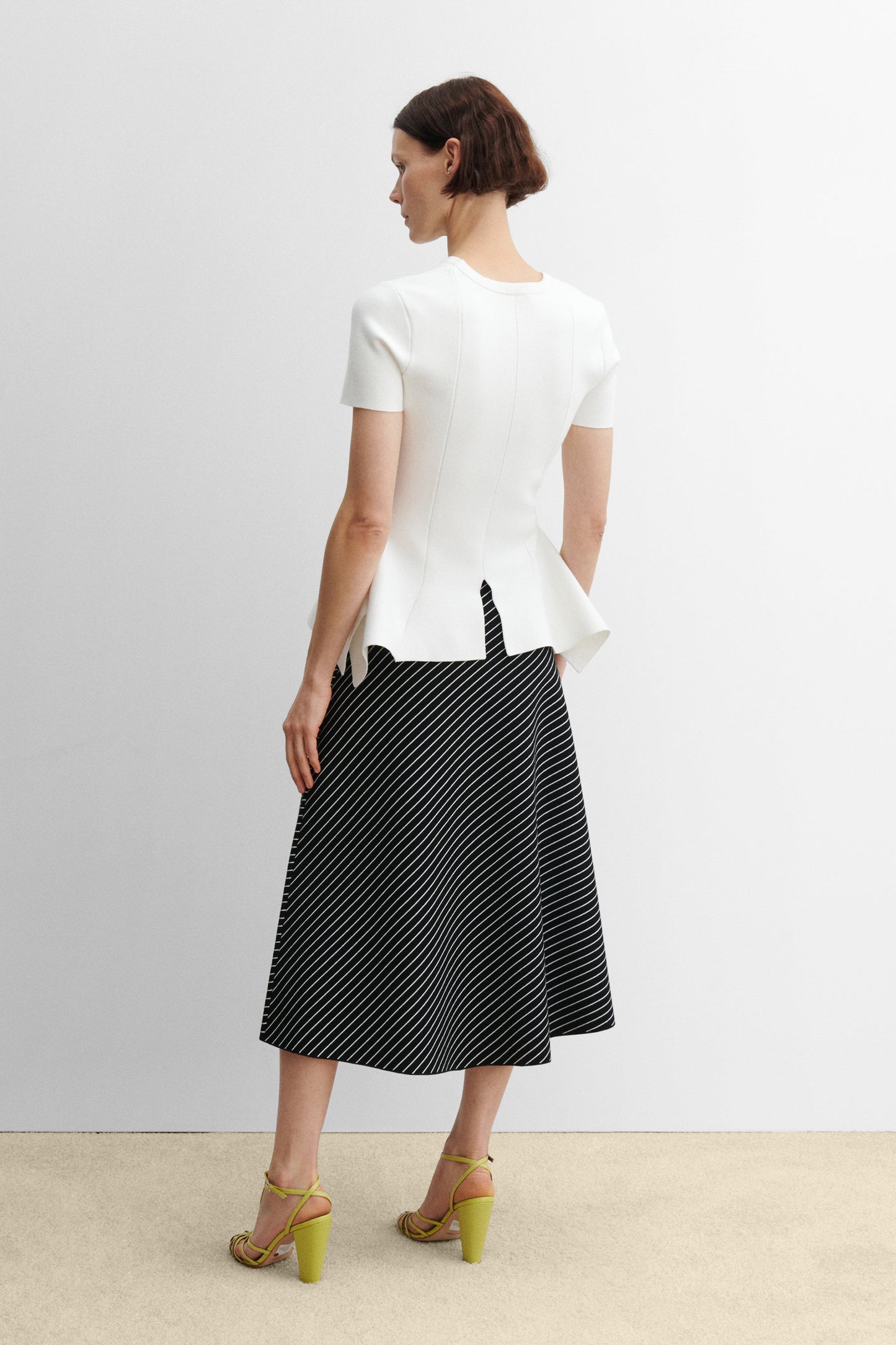 Rachel Comey | Addys Skirt Diagonal Stripe