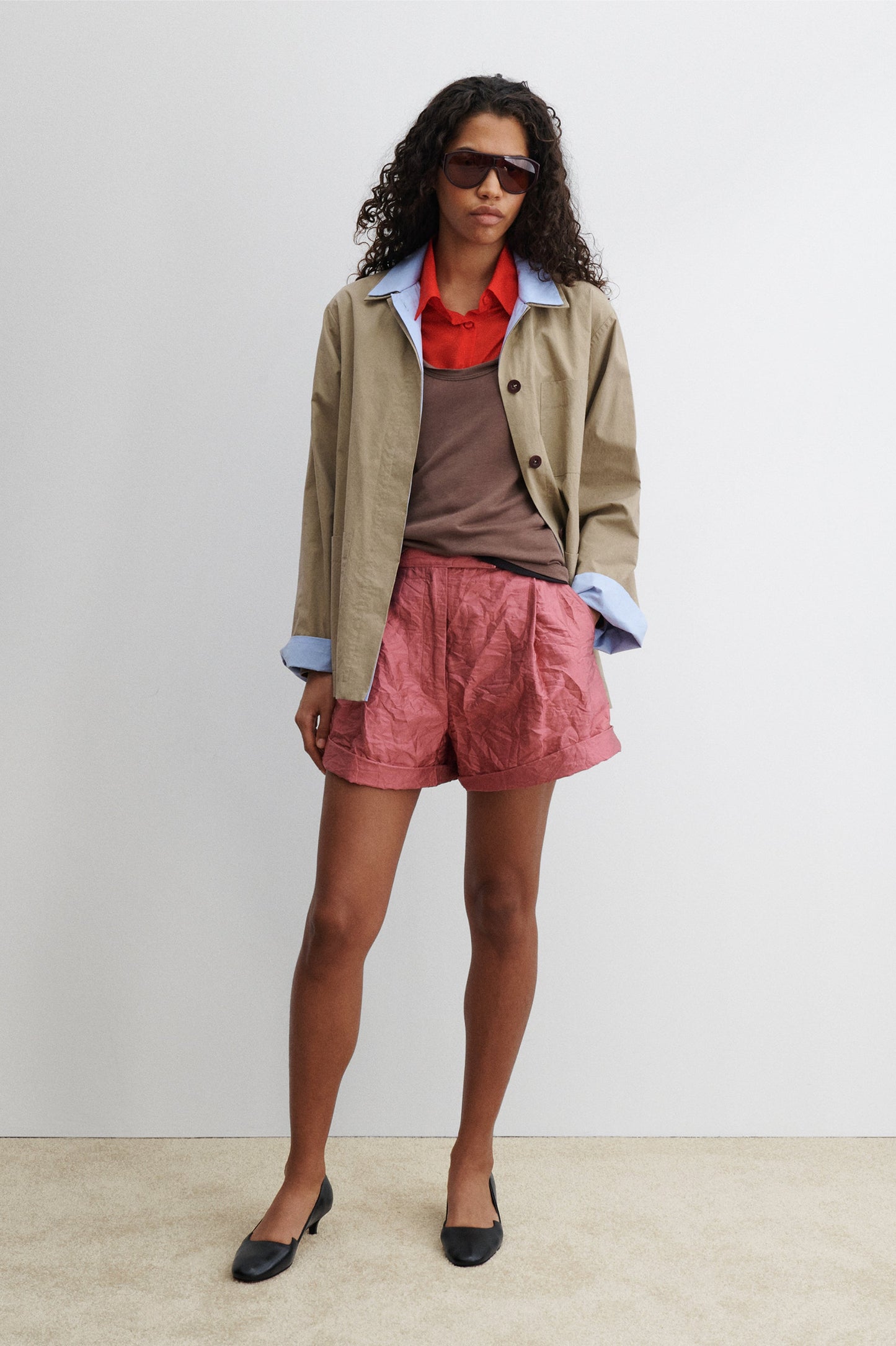 Rachel Comey | Joni Shorts Dark Pink