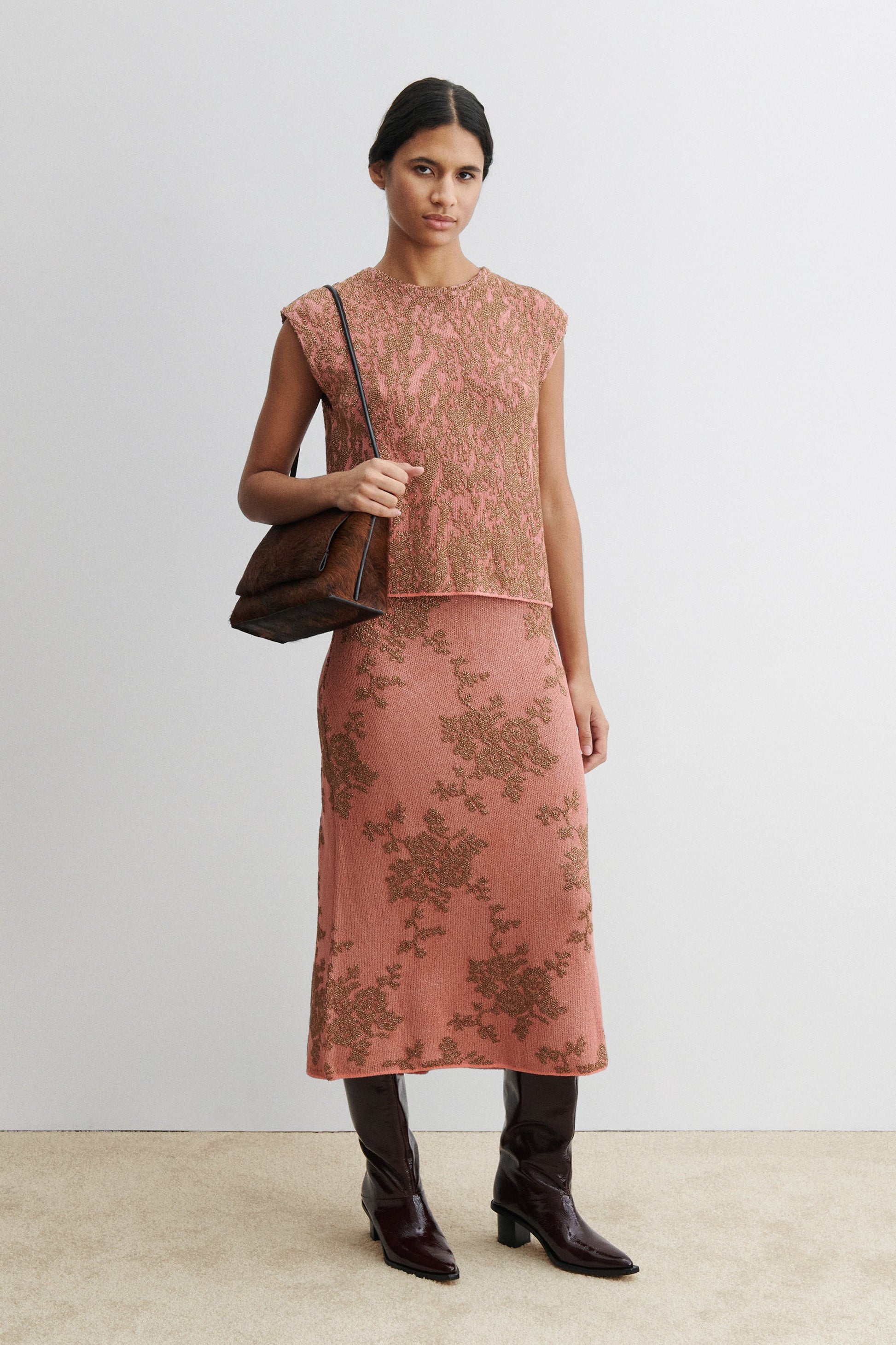 Rachel Comey | Broccada Skirt Dove-Green