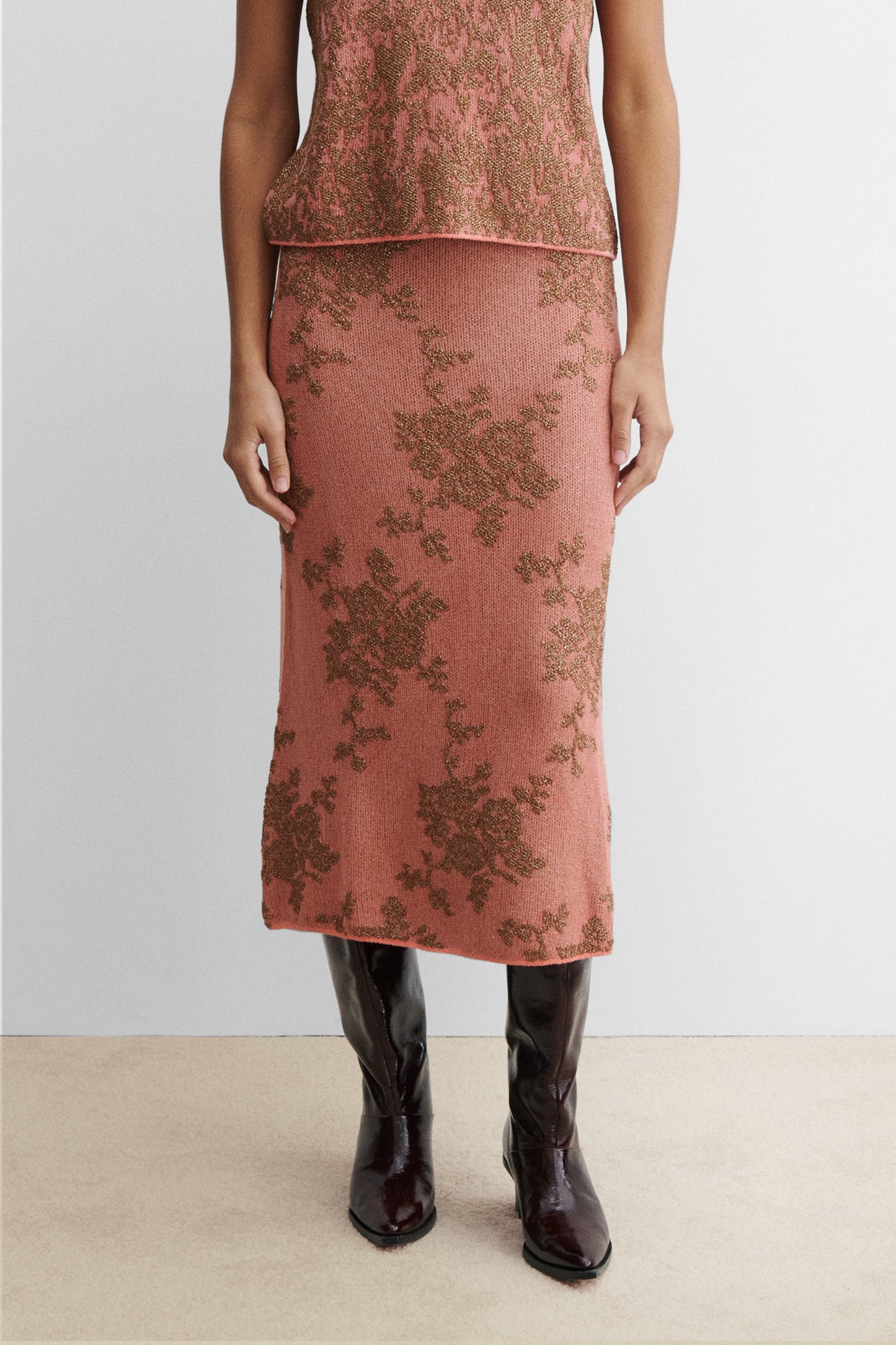 Rachel Comey | Broccada Skirt Dove-Green