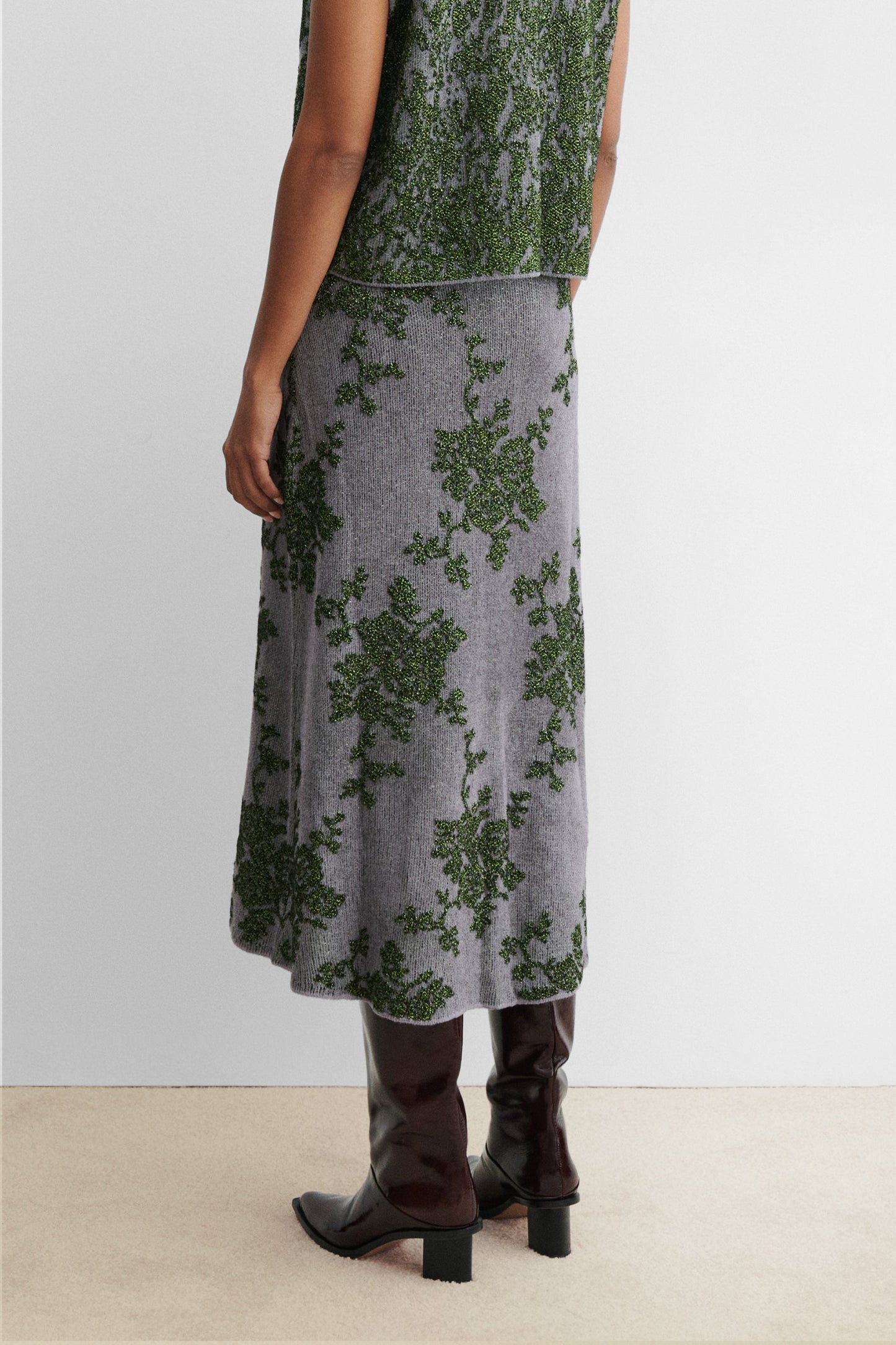 Rachel Comey | Broccada Skirt Dove-Green