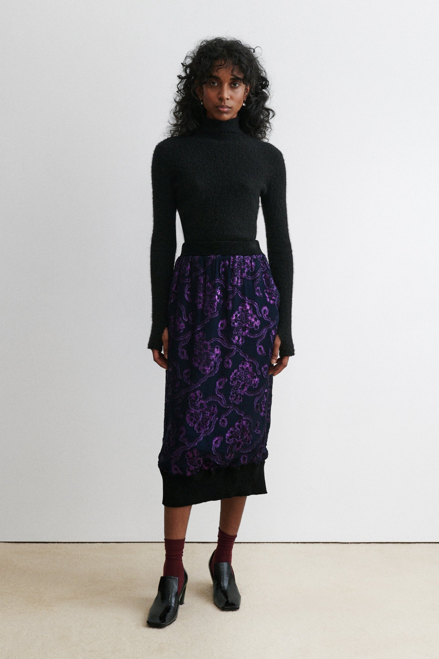 Rachel Comey | Vine Skirt Midnight Purple