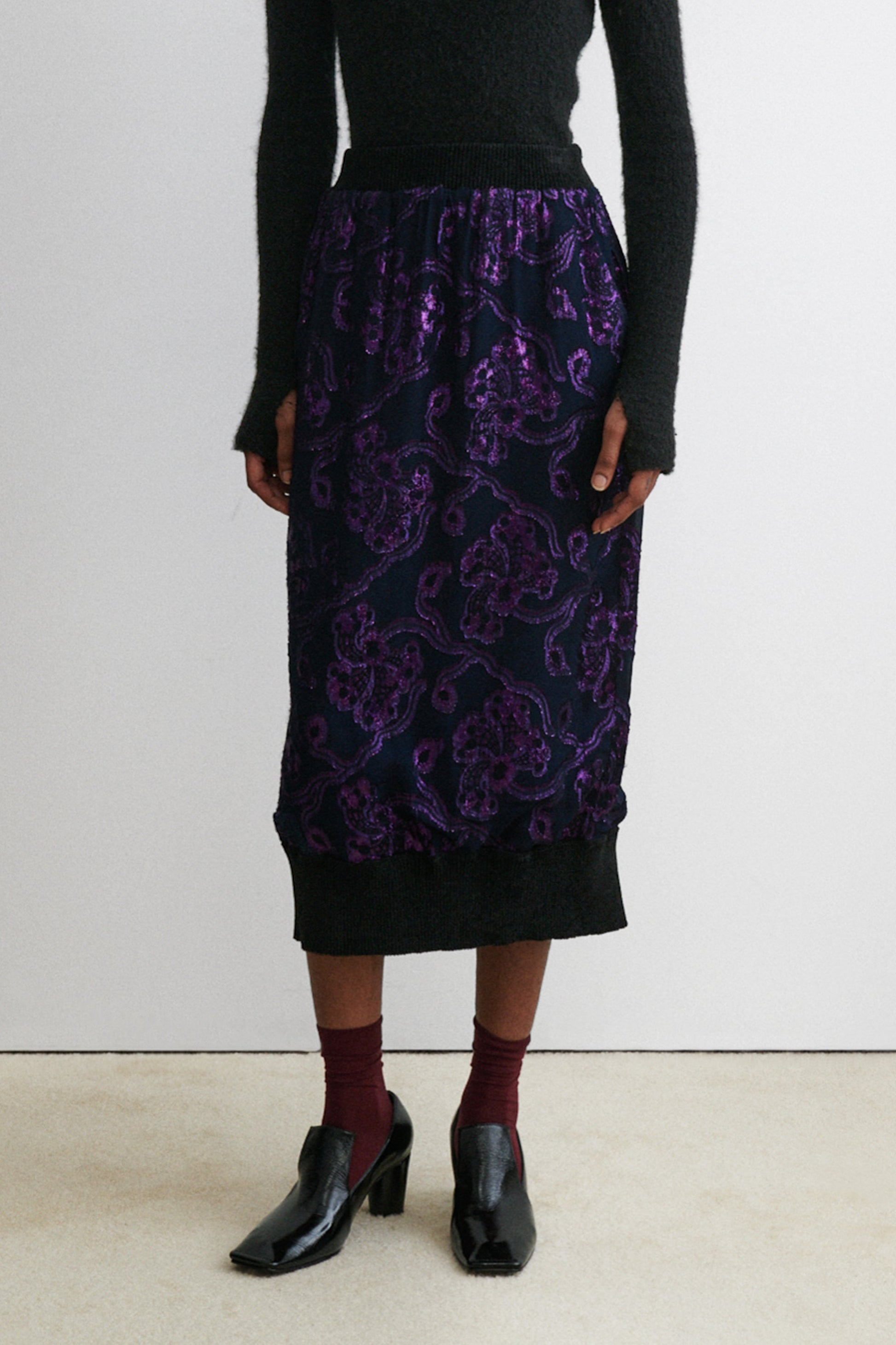 Rachel Comey | Vine Skirt Midnight Purple