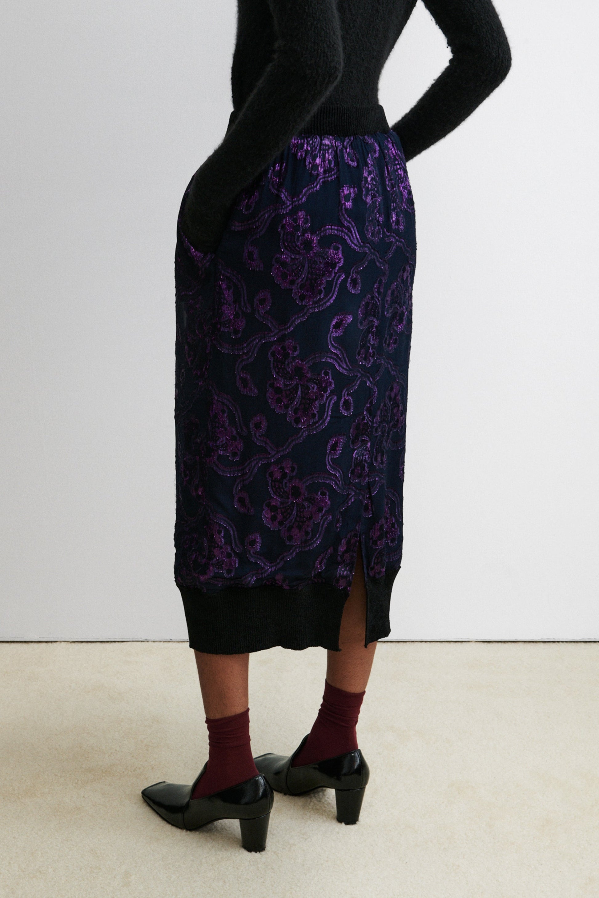 Rachel Comey | Vine Skirt Midnight Purple