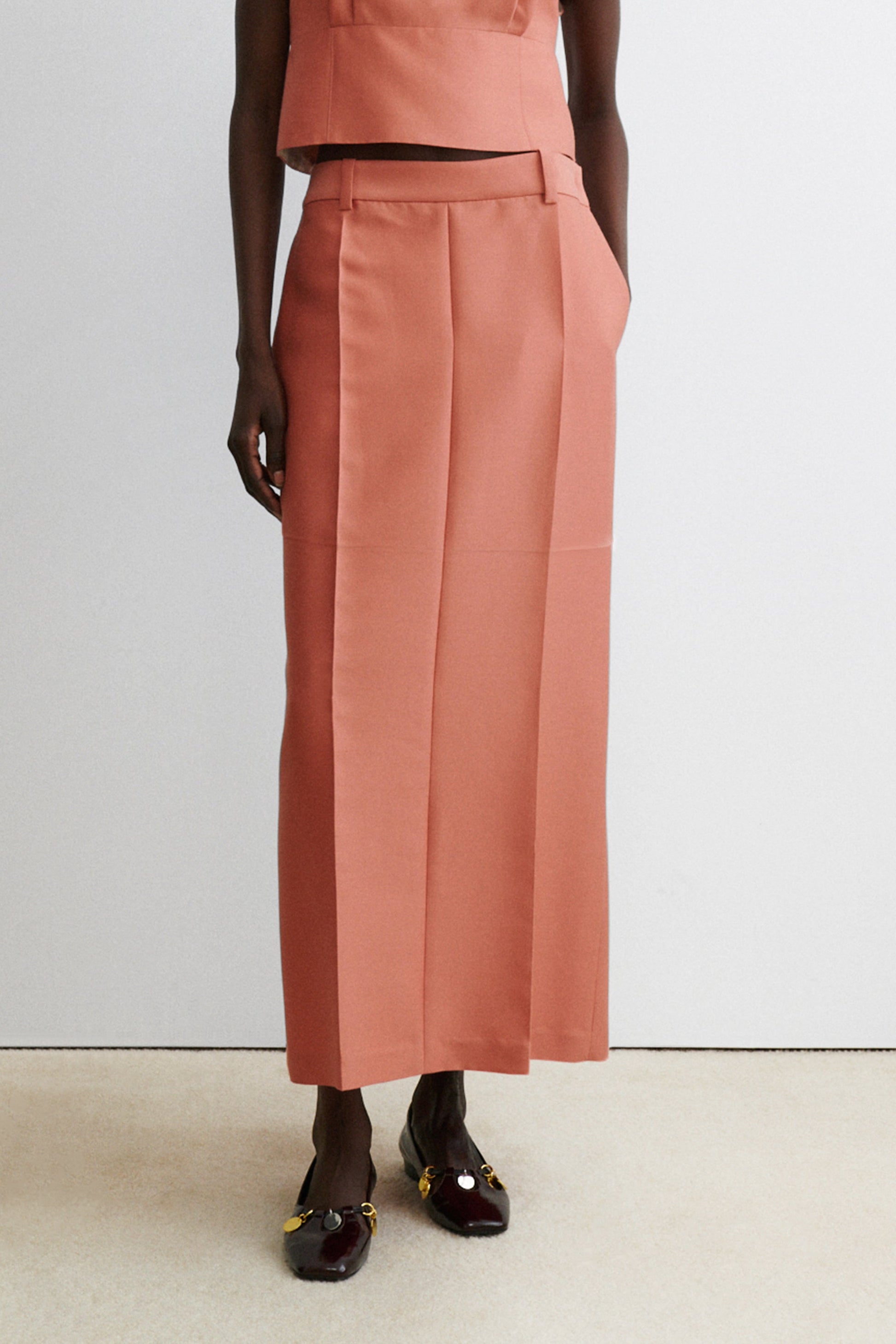 Rachel Comey | Cosa Skirt Dark Blush