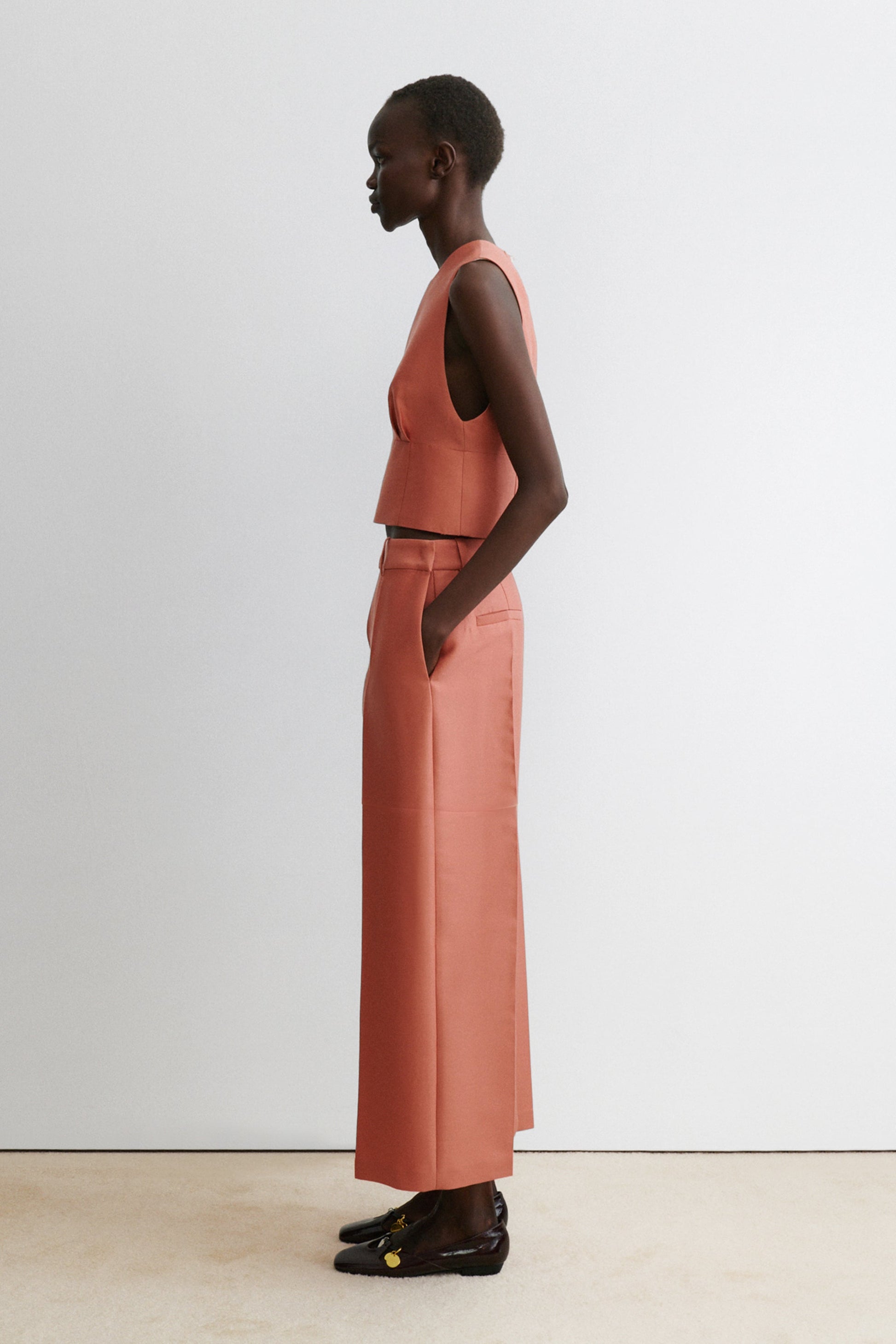 Rachel Comey | Cosa Skirt Dark Blush