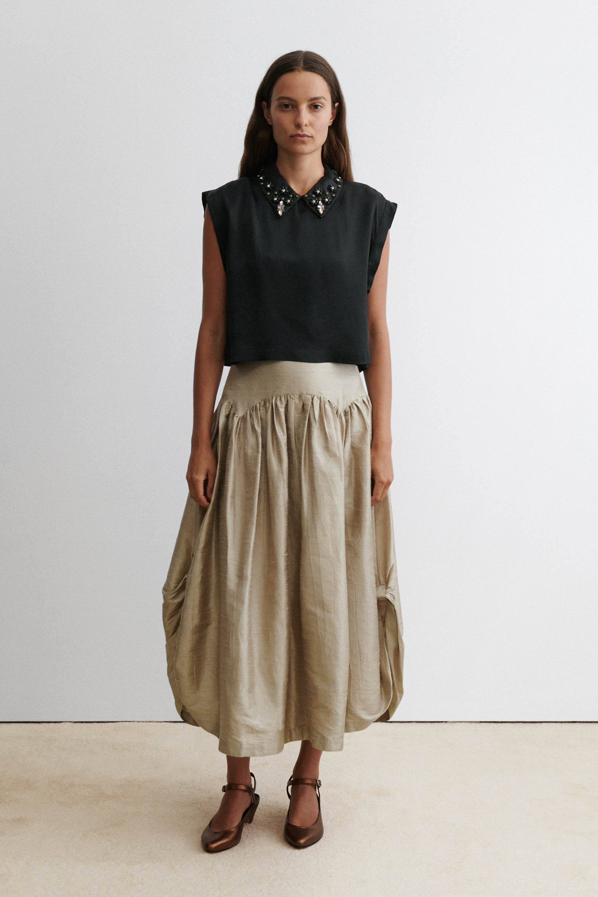 Rachel Comey | Terra Skirt Steel Grey