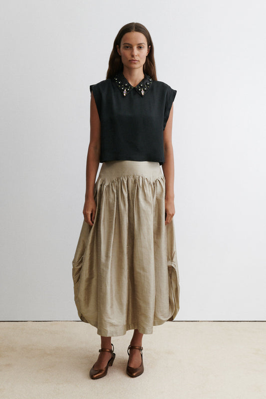 Rachel Comey | Terra Skirt Steel Grey