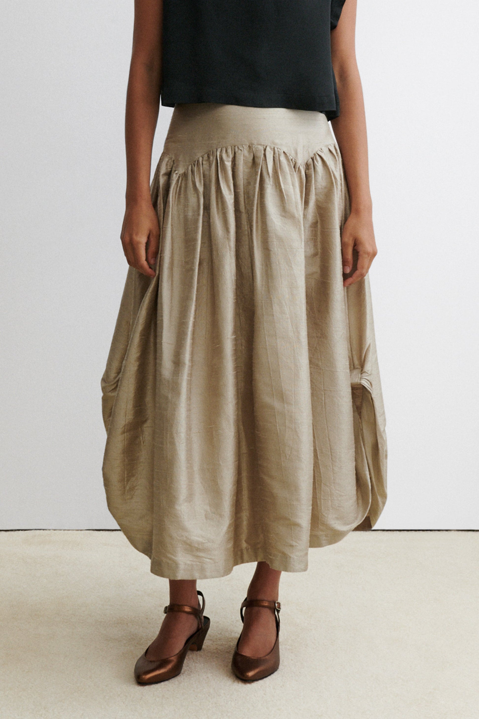 Rachel Comey | Terra Skirt Steel Grey