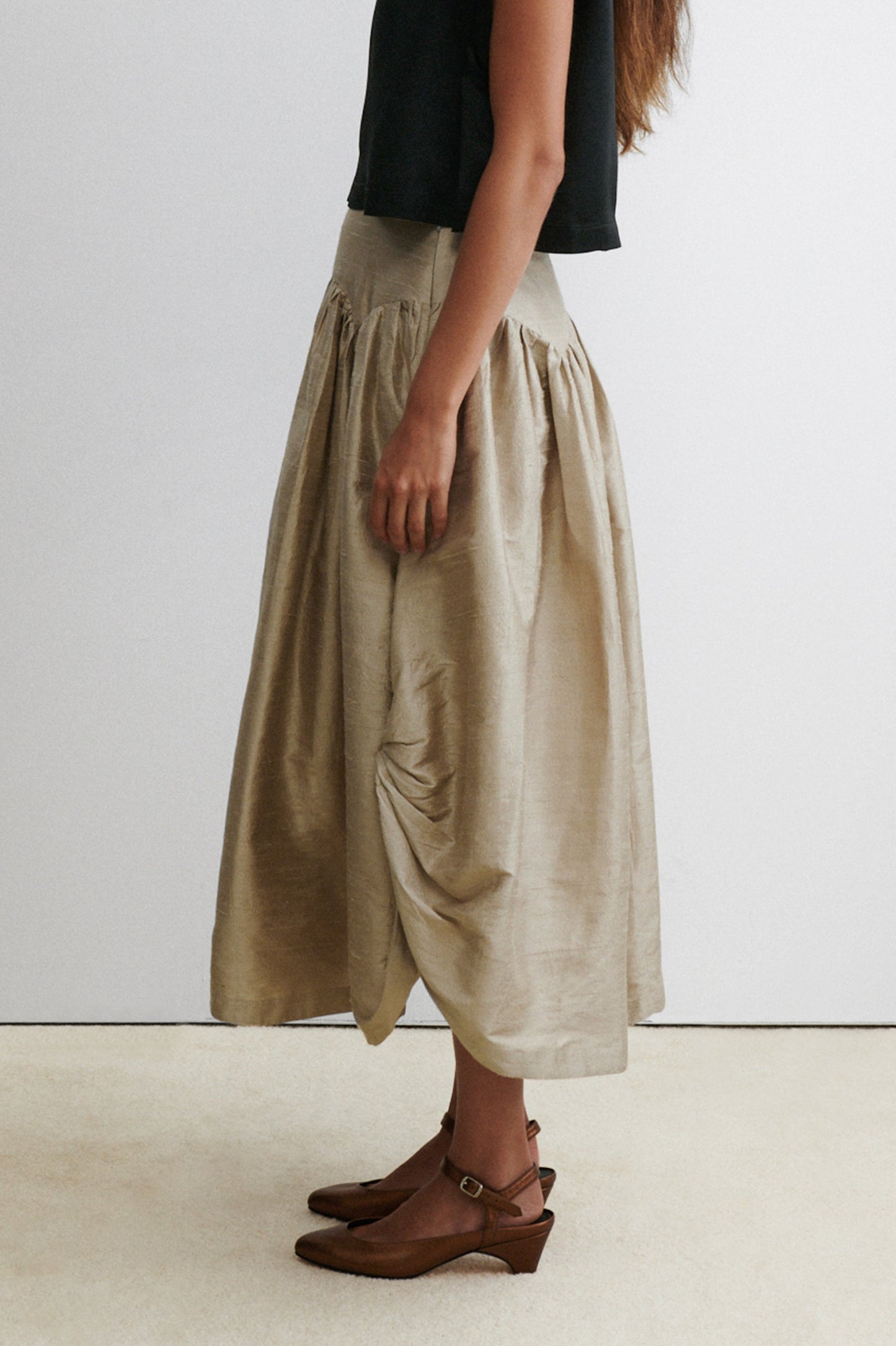 Rachel Comey | Terra Skirt Steel Grey