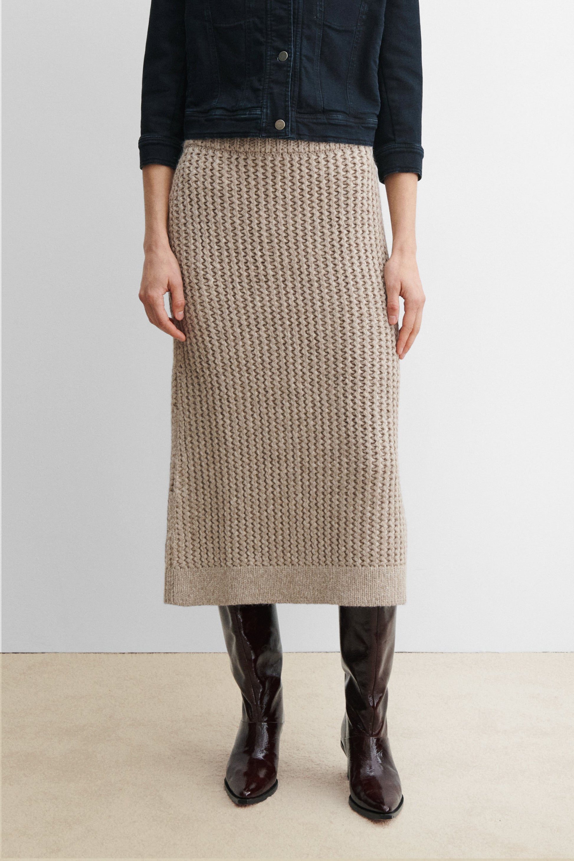 Rachel Comey | Vlanke Skirt Oatmeal