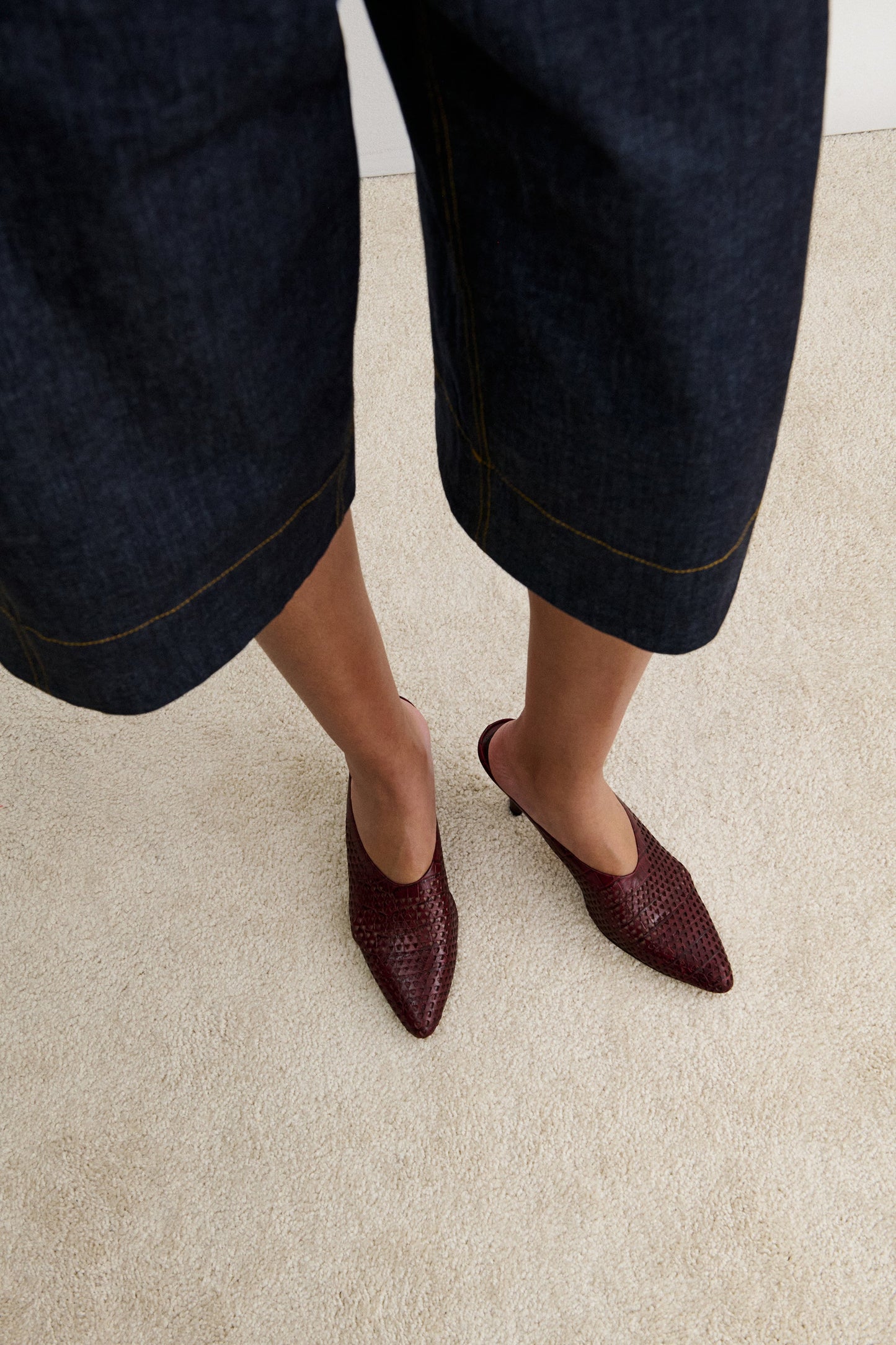 Rachel Comey | Alder Mule (Mini Punch) Merlot
