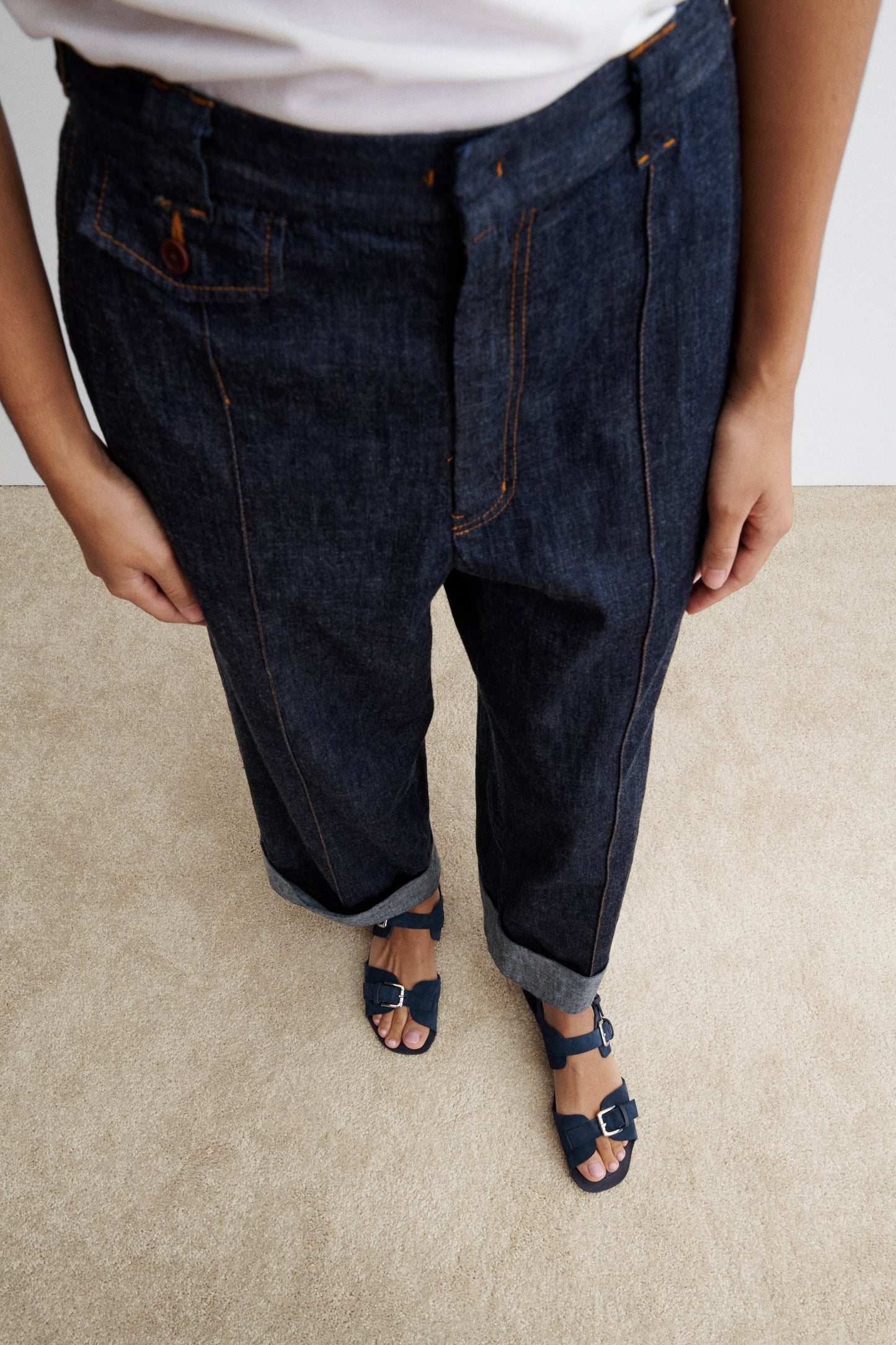 Rachel Comey | Richie Sandal Dark Indigo