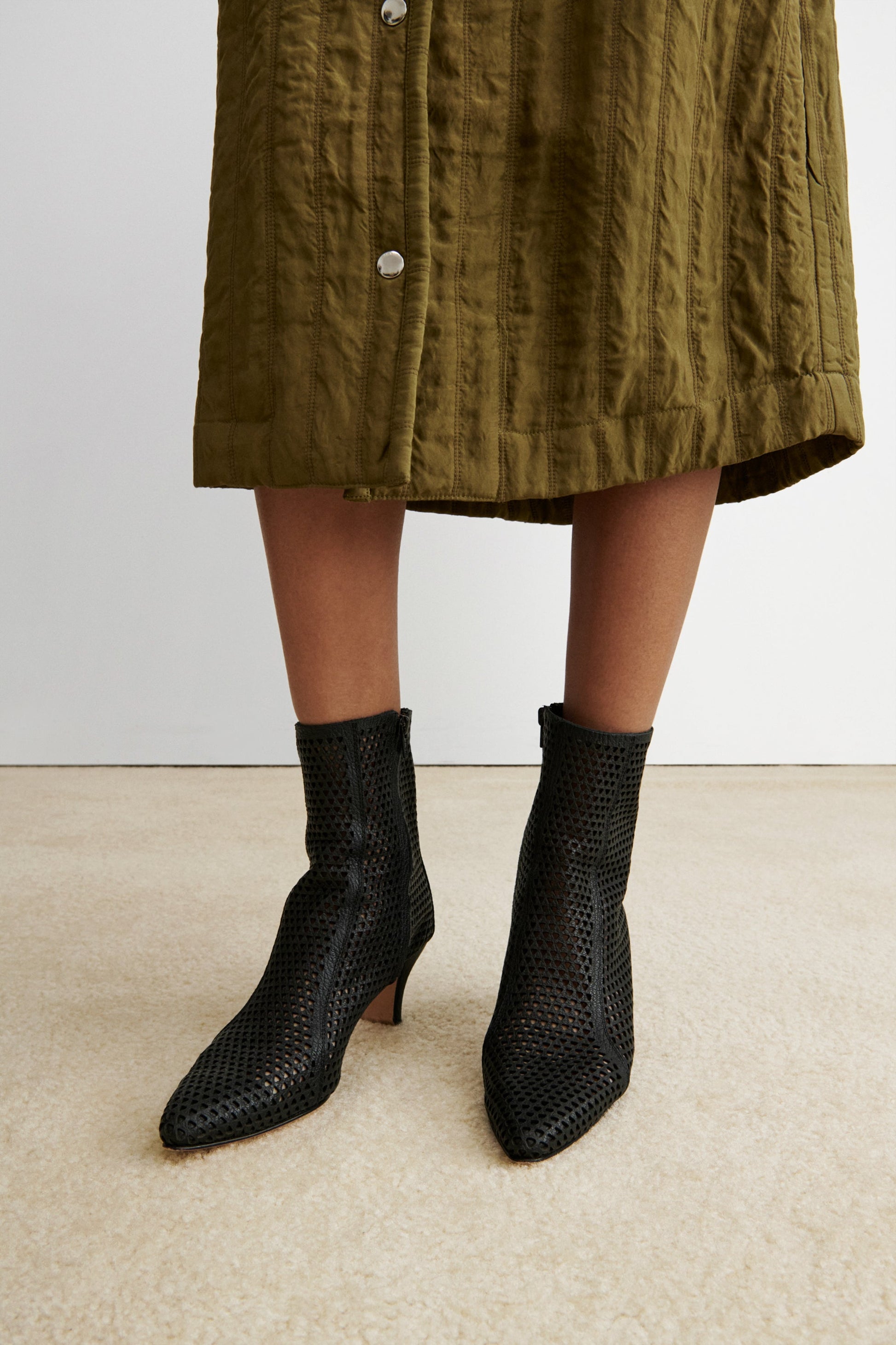 Rachel Comey | Alder Bootie (Mini Punch) Black