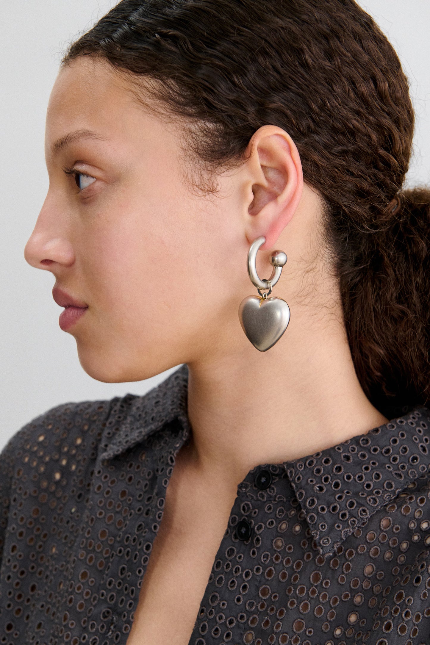 Rachel Comey | Amour Hoop Vintage Silver