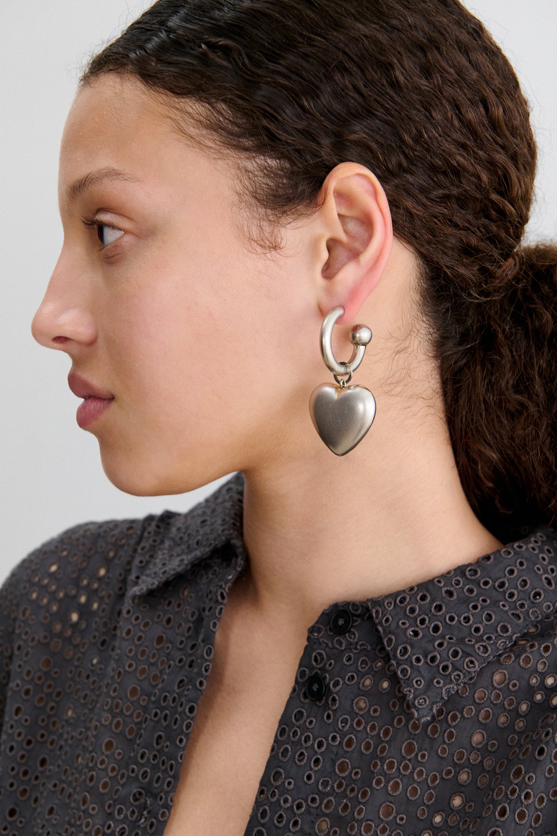 Rachel Comey | Amour Hoop Vintage Silver