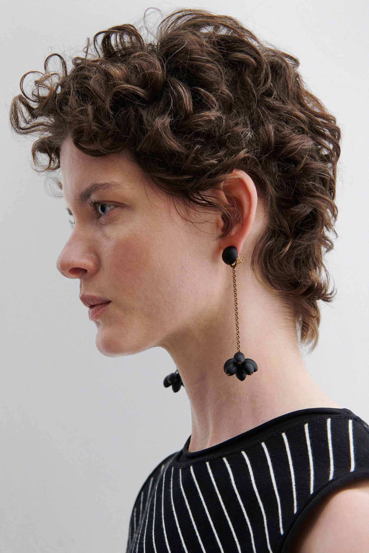 Rachel Comey | Laurel Drop Earring Matte Black