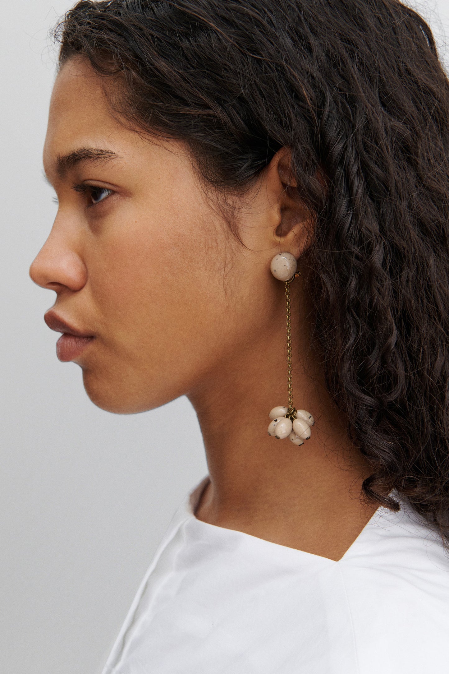 Rachel Comey | Laurel Drop Earring Matte Black