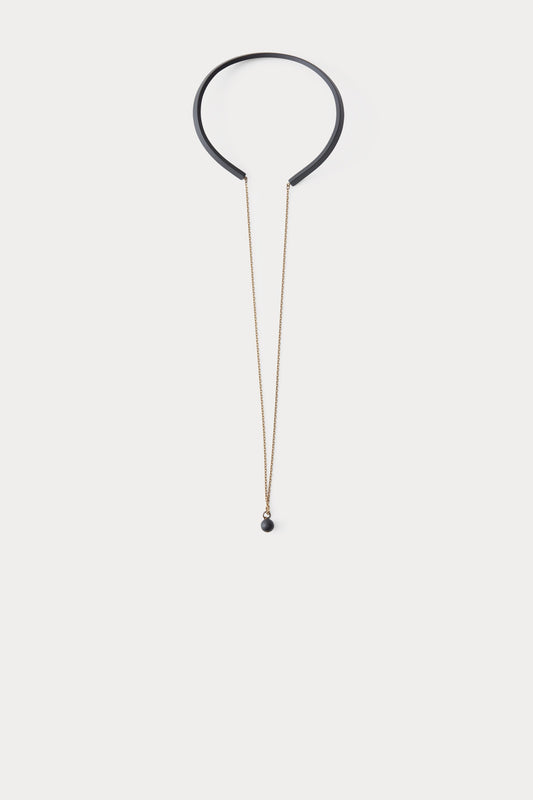 Rachel Comey | Priori Choker with Chain Black Matte