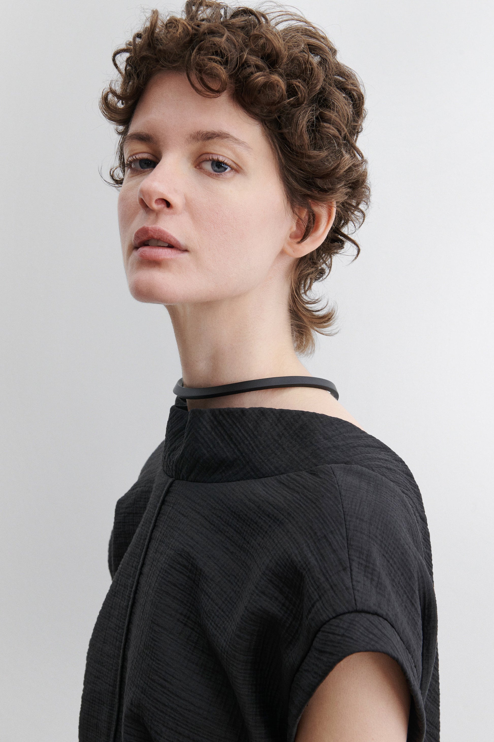 Rachel Comey | Priori Choker with Chain Black Matte