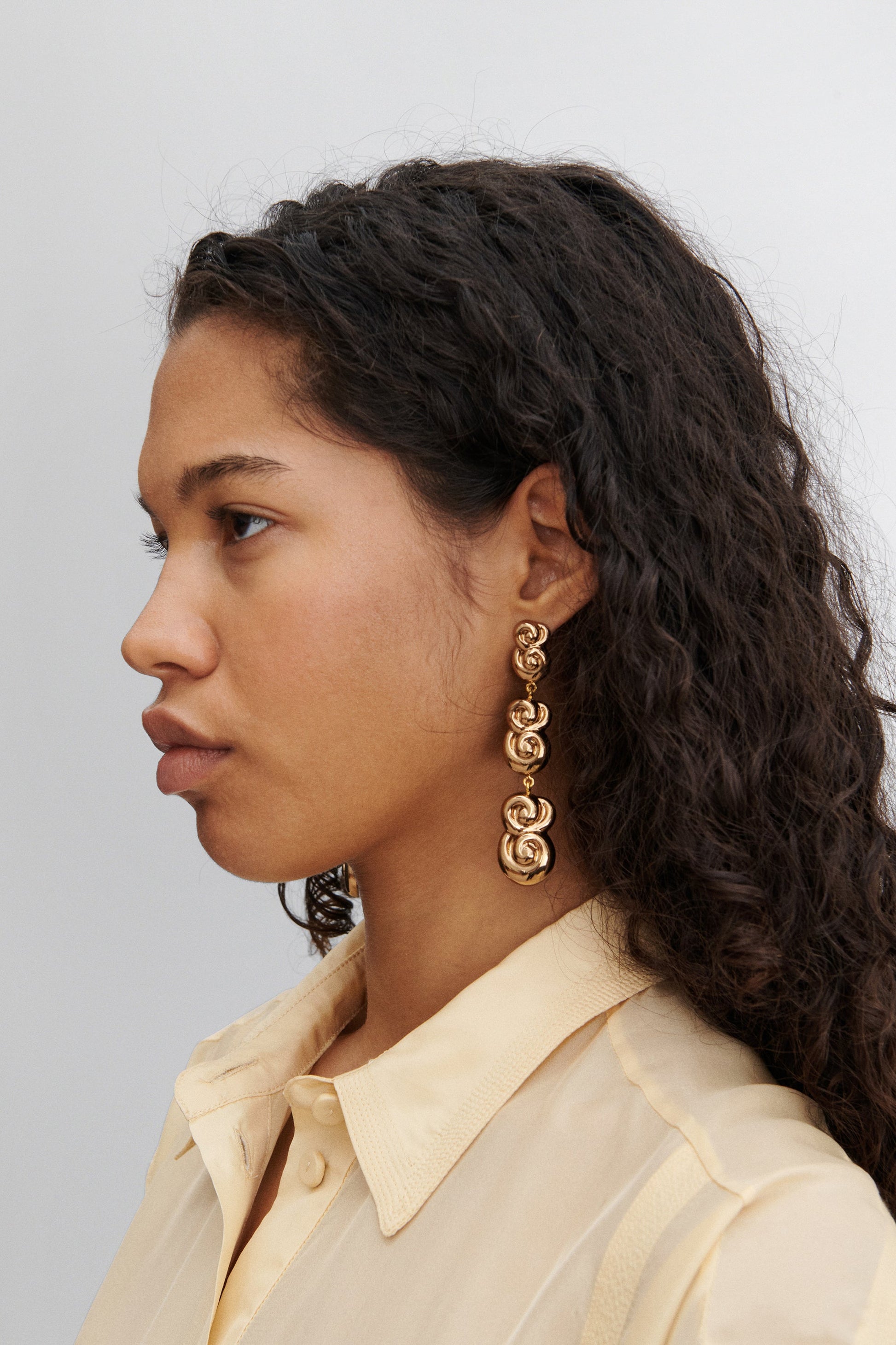 Rachel Comey | Croissant Earring Old Gold