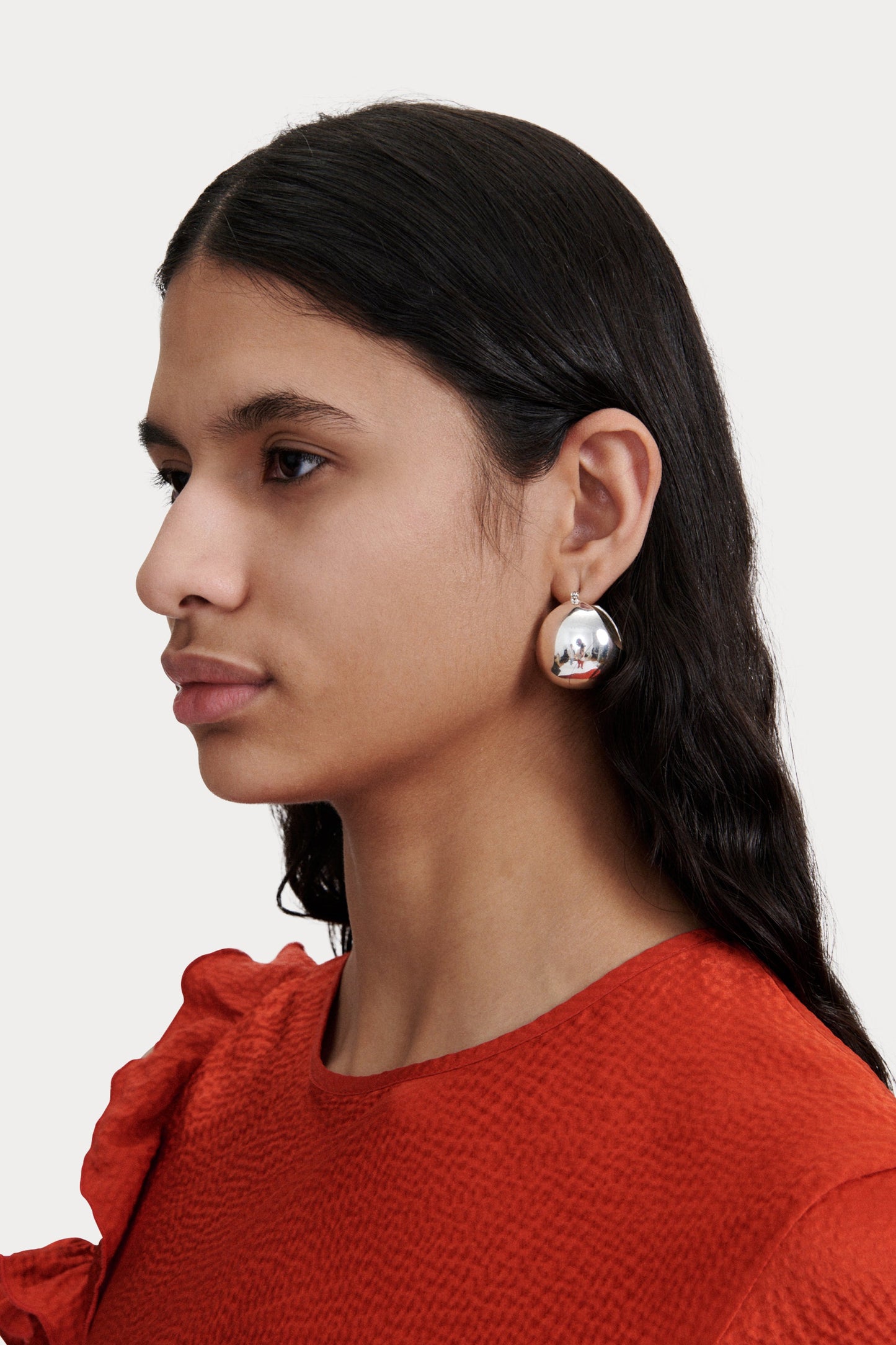 Rachel Comey | Large Keel Hoop Silver