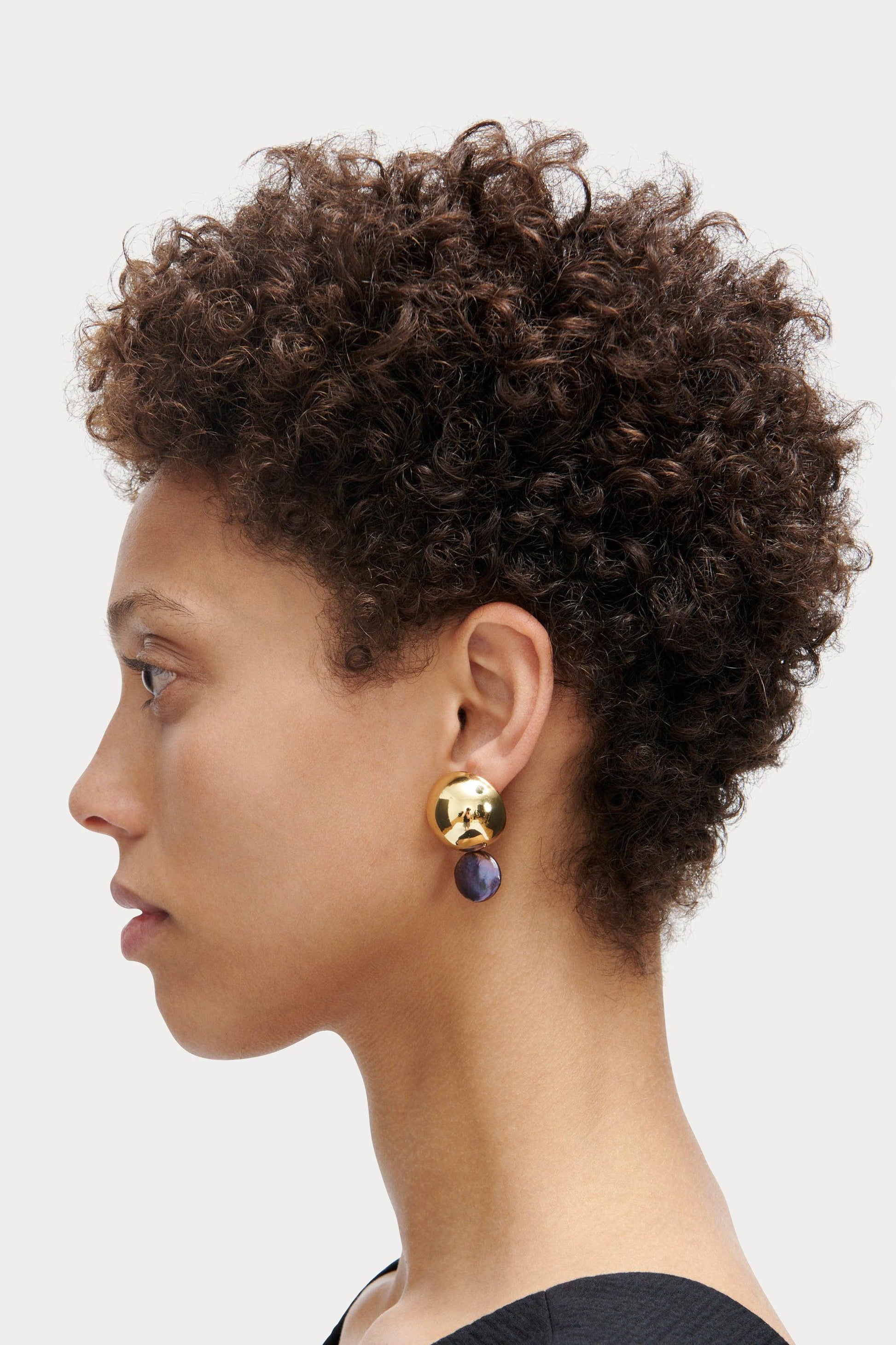 Rachel Comey | Chute Earring Gold-Peacock Pearl