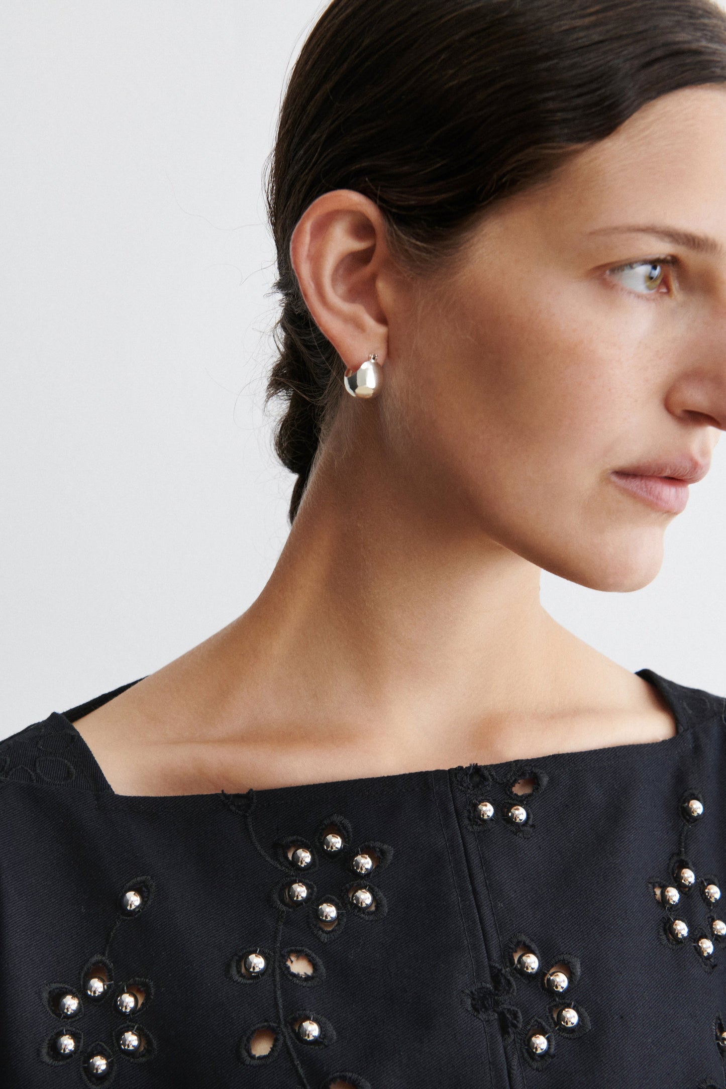 Rachel Comey | Baby Keel Hoop Silver