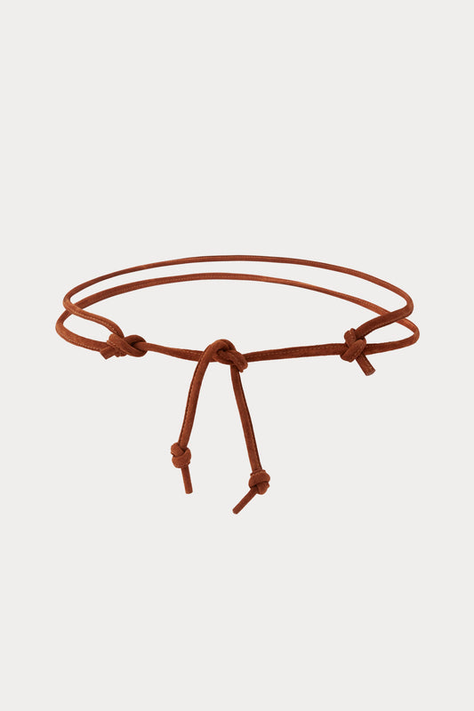Rachel Comey | Skinny Tubular Tie Belt Whisky