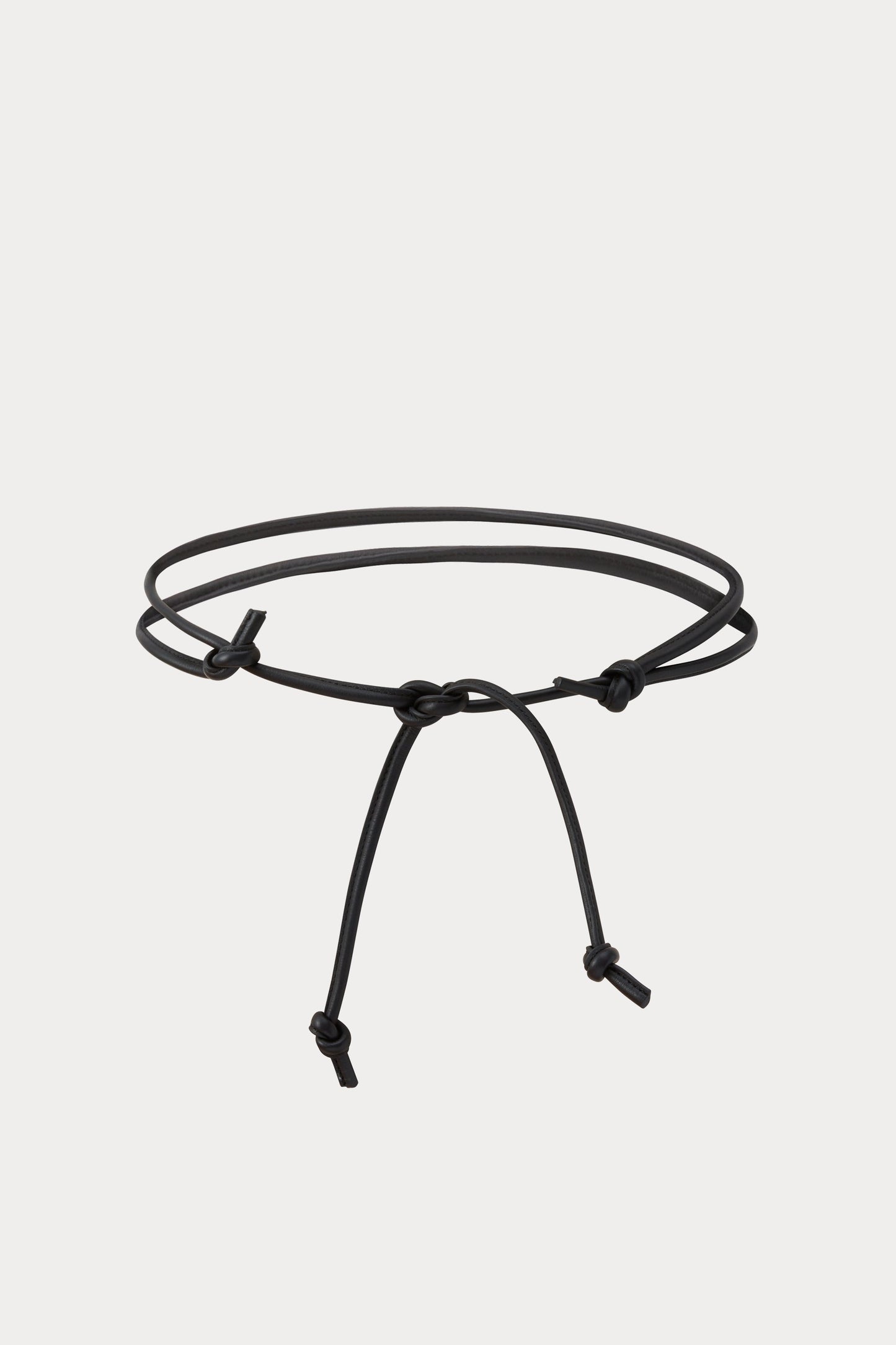 Rachel Comey | Skinny Tubular Tie Belt Black