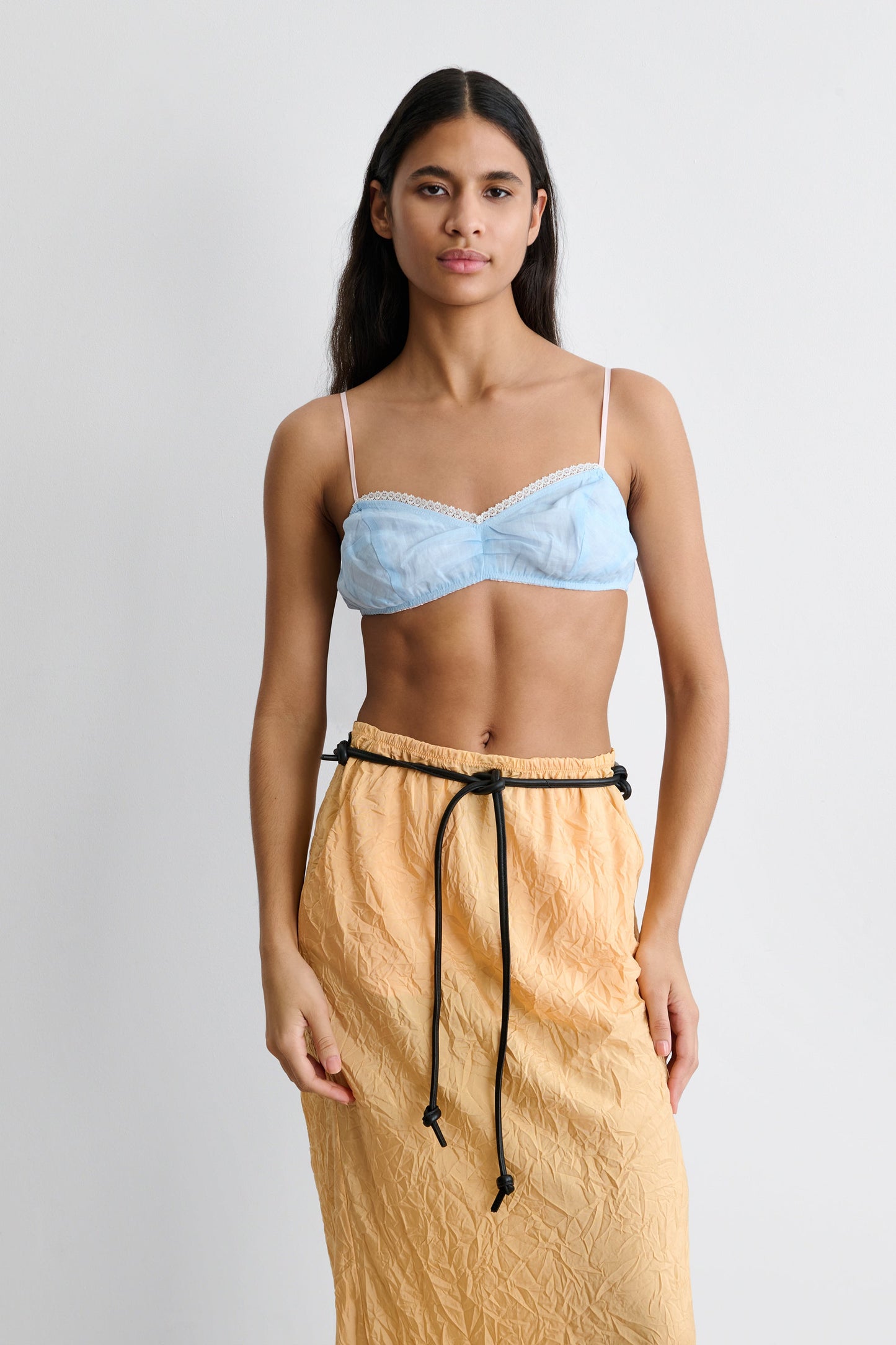 Rachel Comey | Skinny Tubular Tie Belt Black