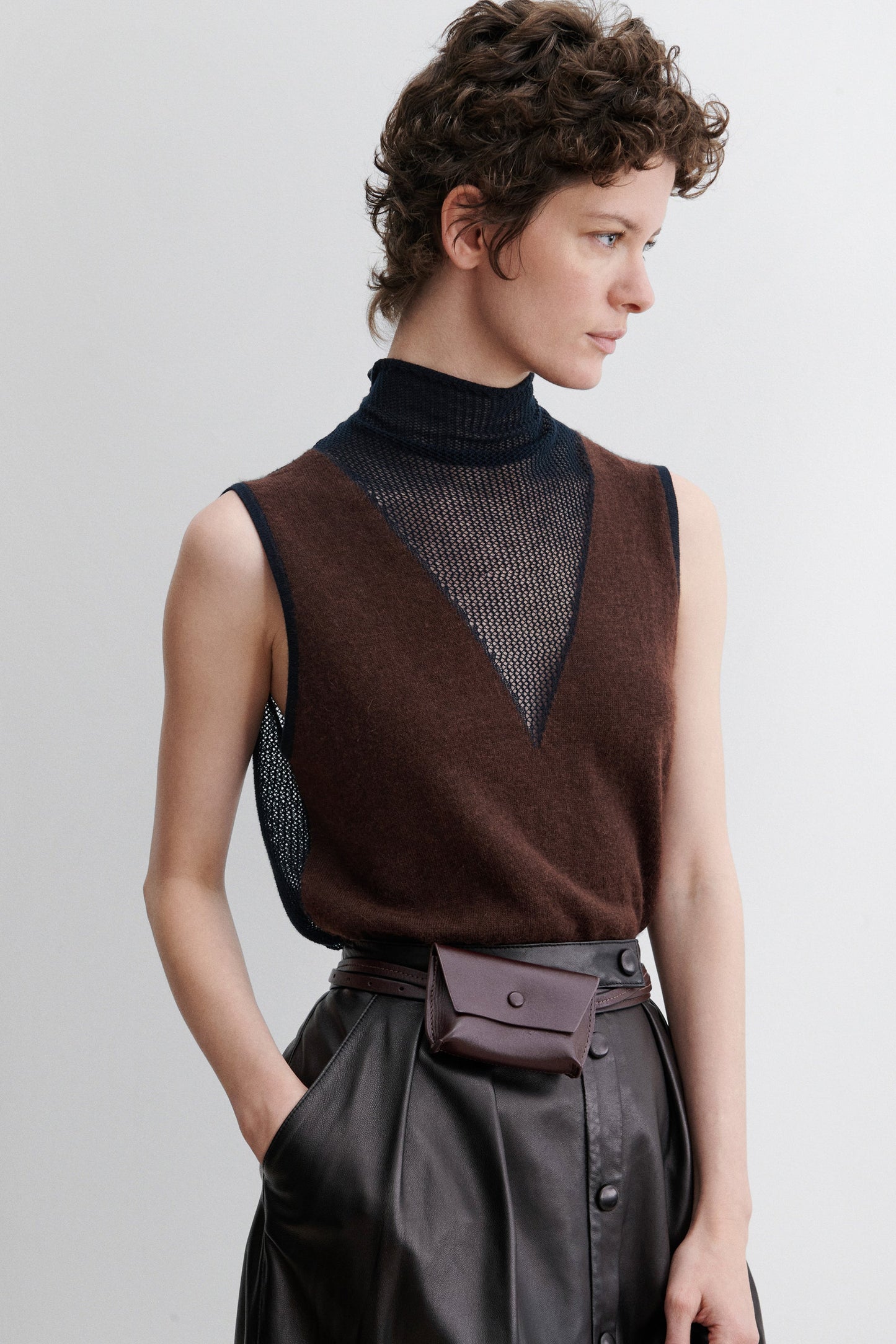 Rachel Comey | Double Wrap Hamecon Card Slot Belt Auburn