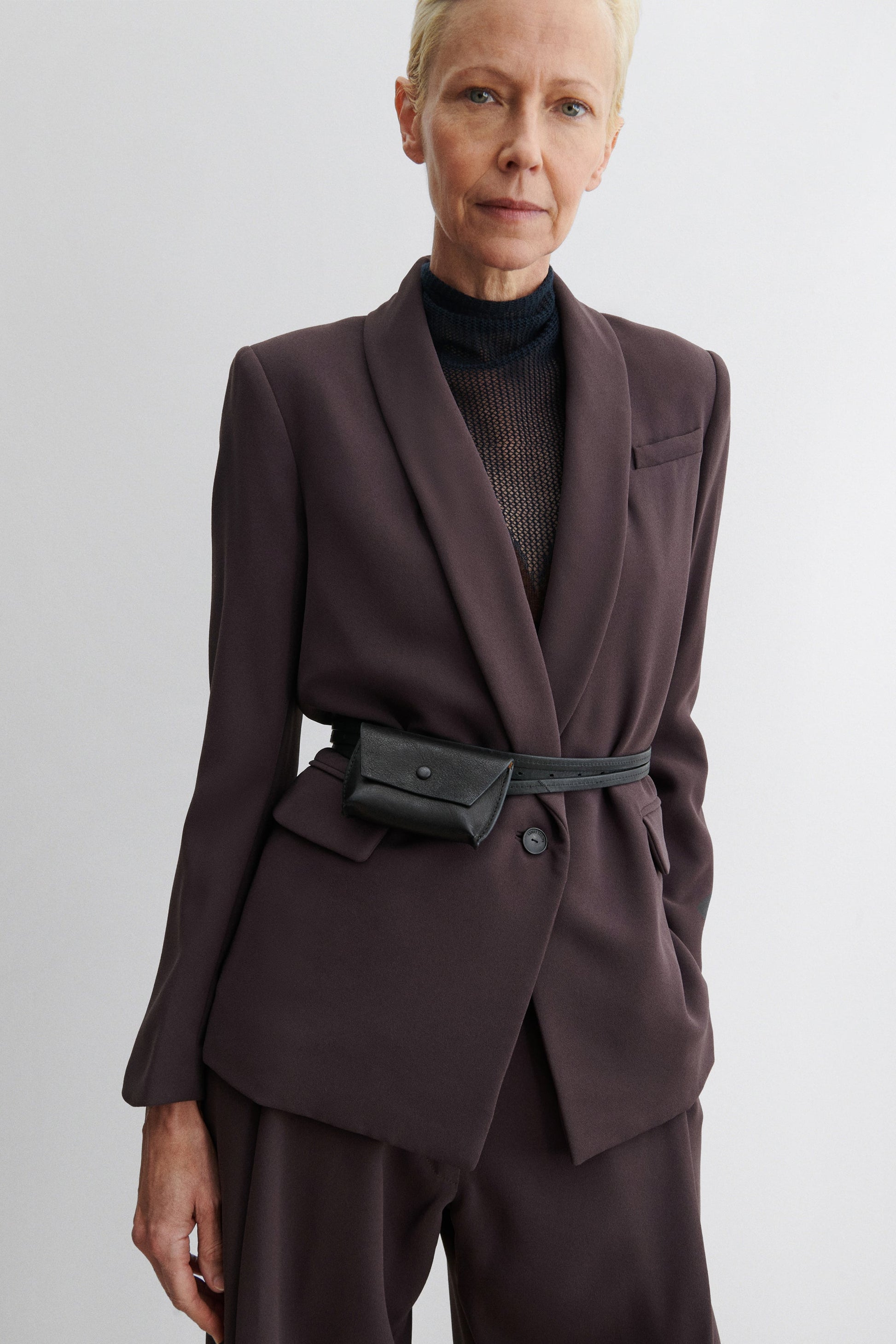 Rachel Comey | Double Wrap Hamecon Card Slot Belt Black