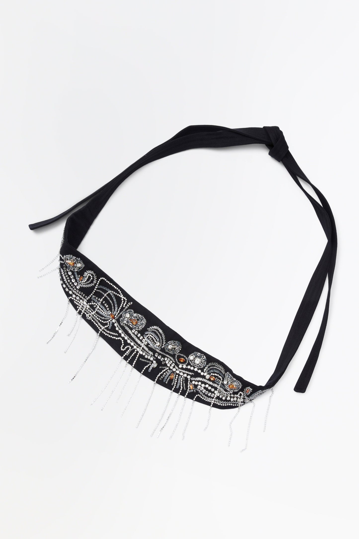 Rachel Comey | Embroidered Toga Belt Black