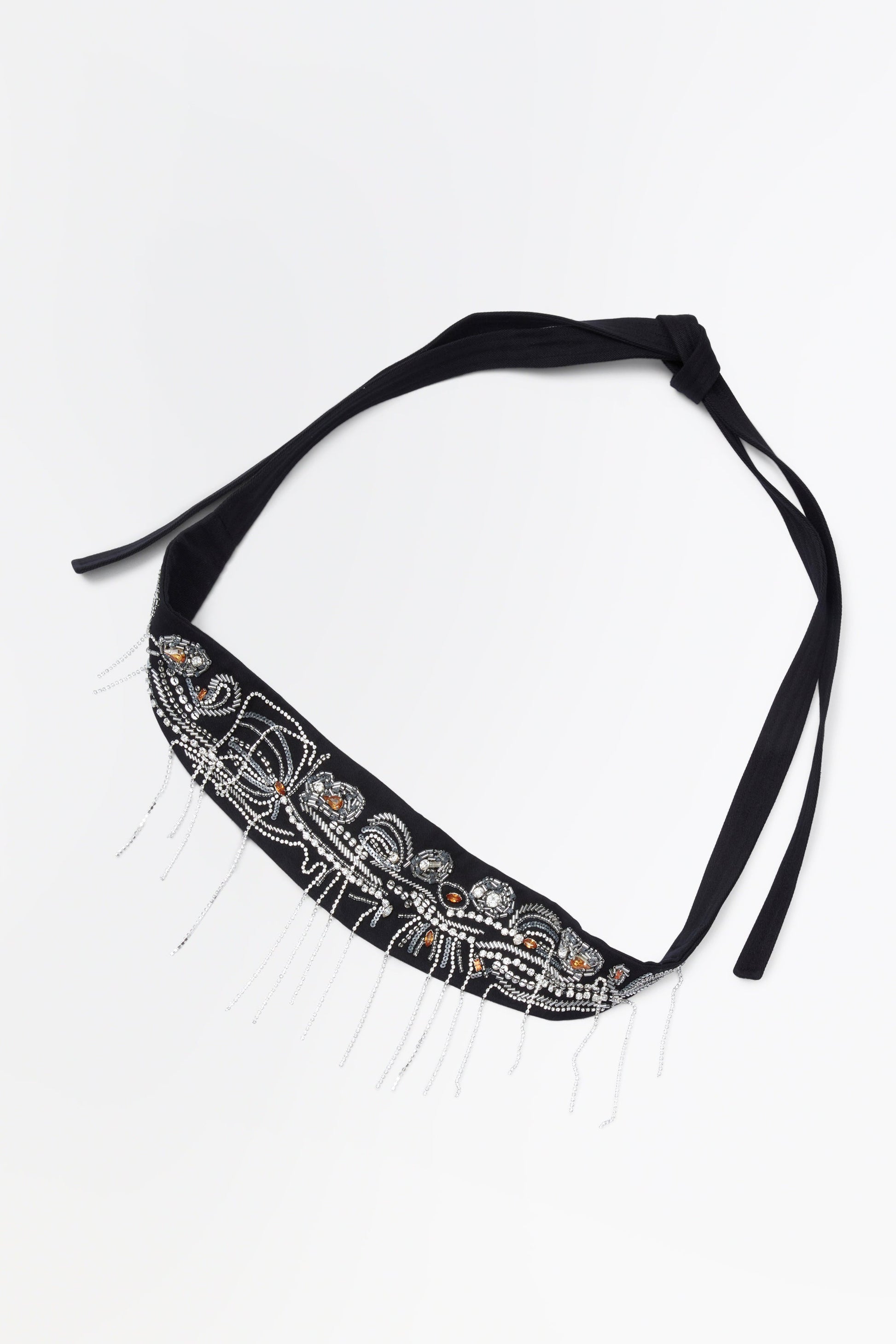 Rachel Comey | Embroidered Toga Belt Black