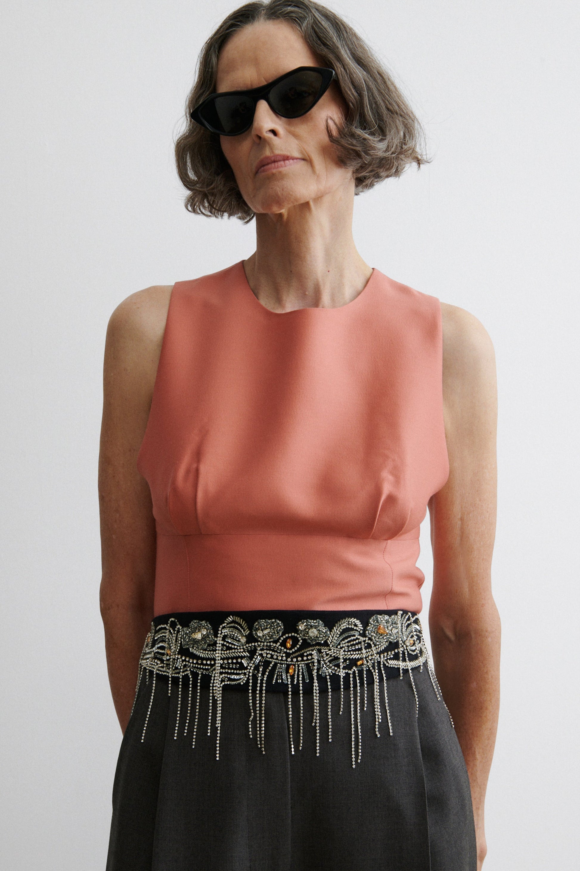 Rachel Comey | Embroidered Toga Belt Black