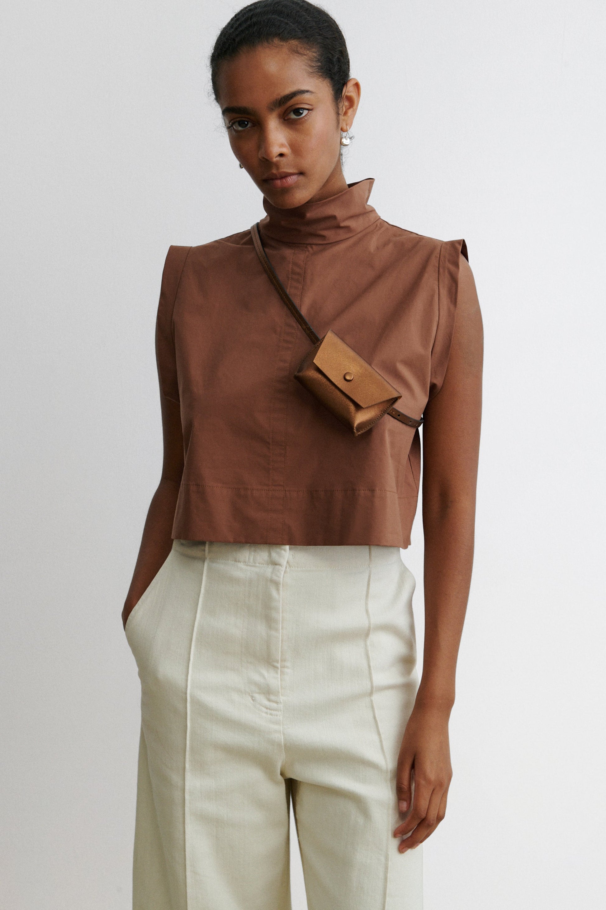 Rachel Comey | Hamecon Card Slot Belt Bronze