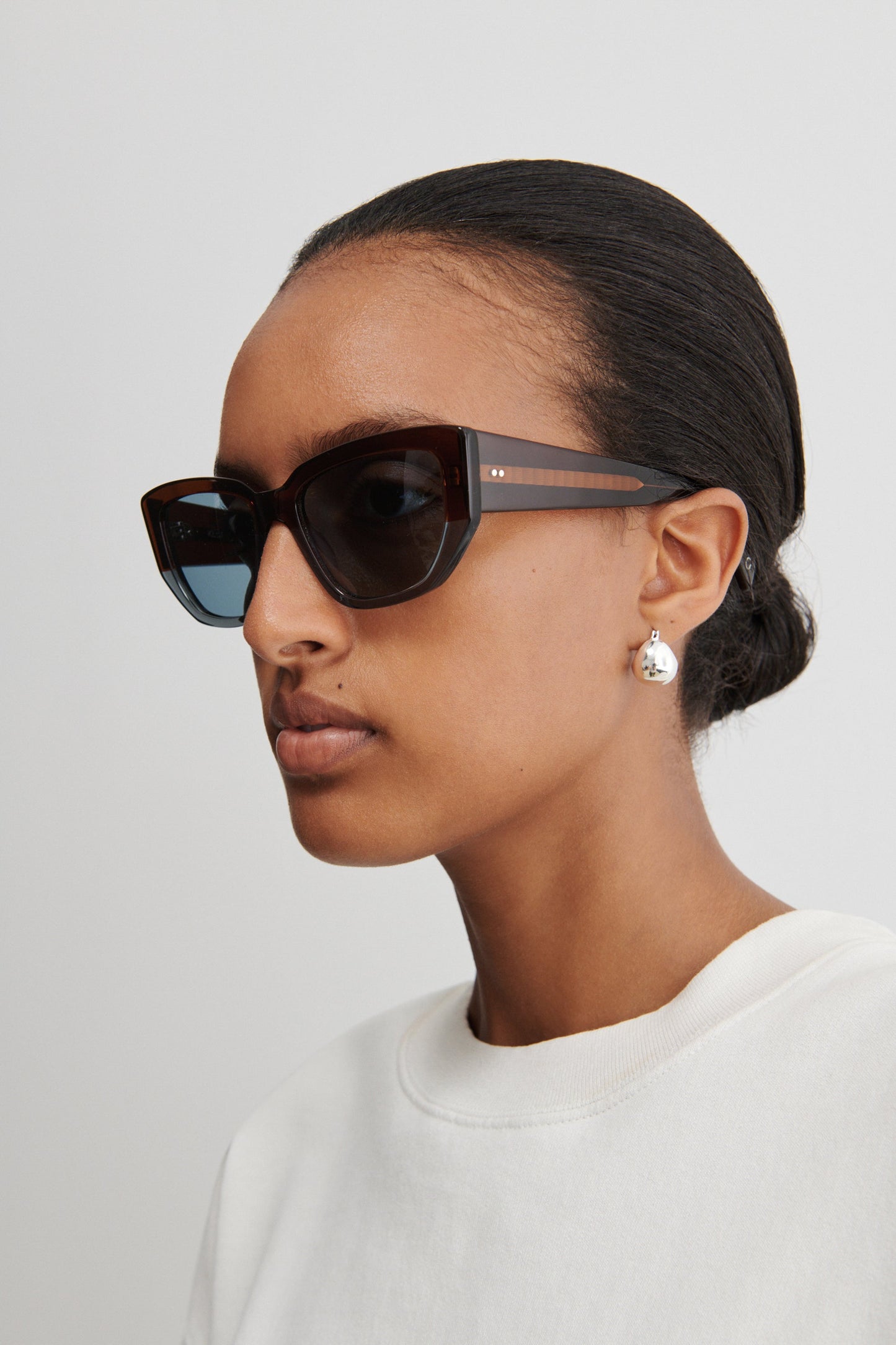 Rachel Comey | Keet Sunglasses Blue Brown