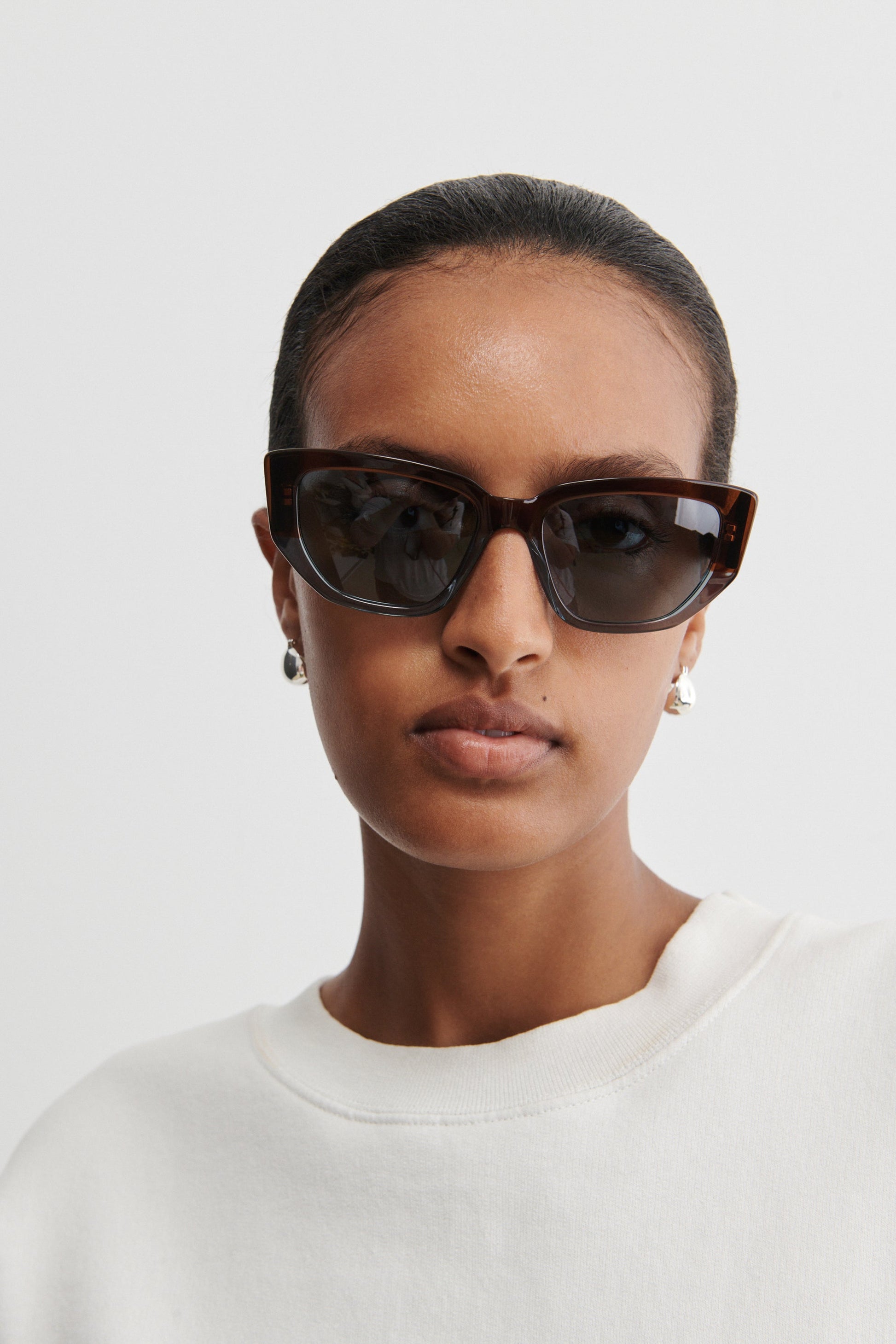 Rachel Comey | Keet Sunglasses Blue Brown