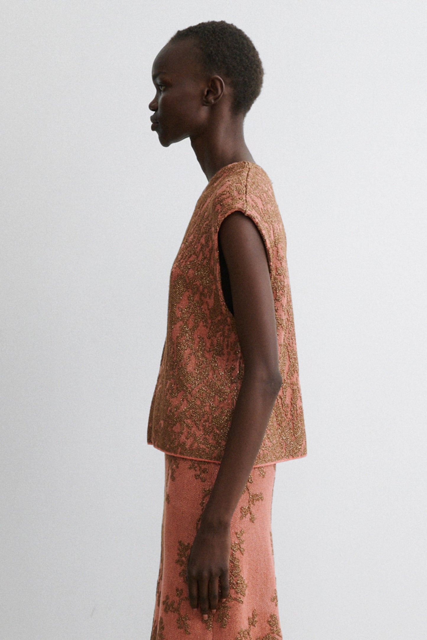 Rachel Comey | Brocca Vest Melon-Bronze